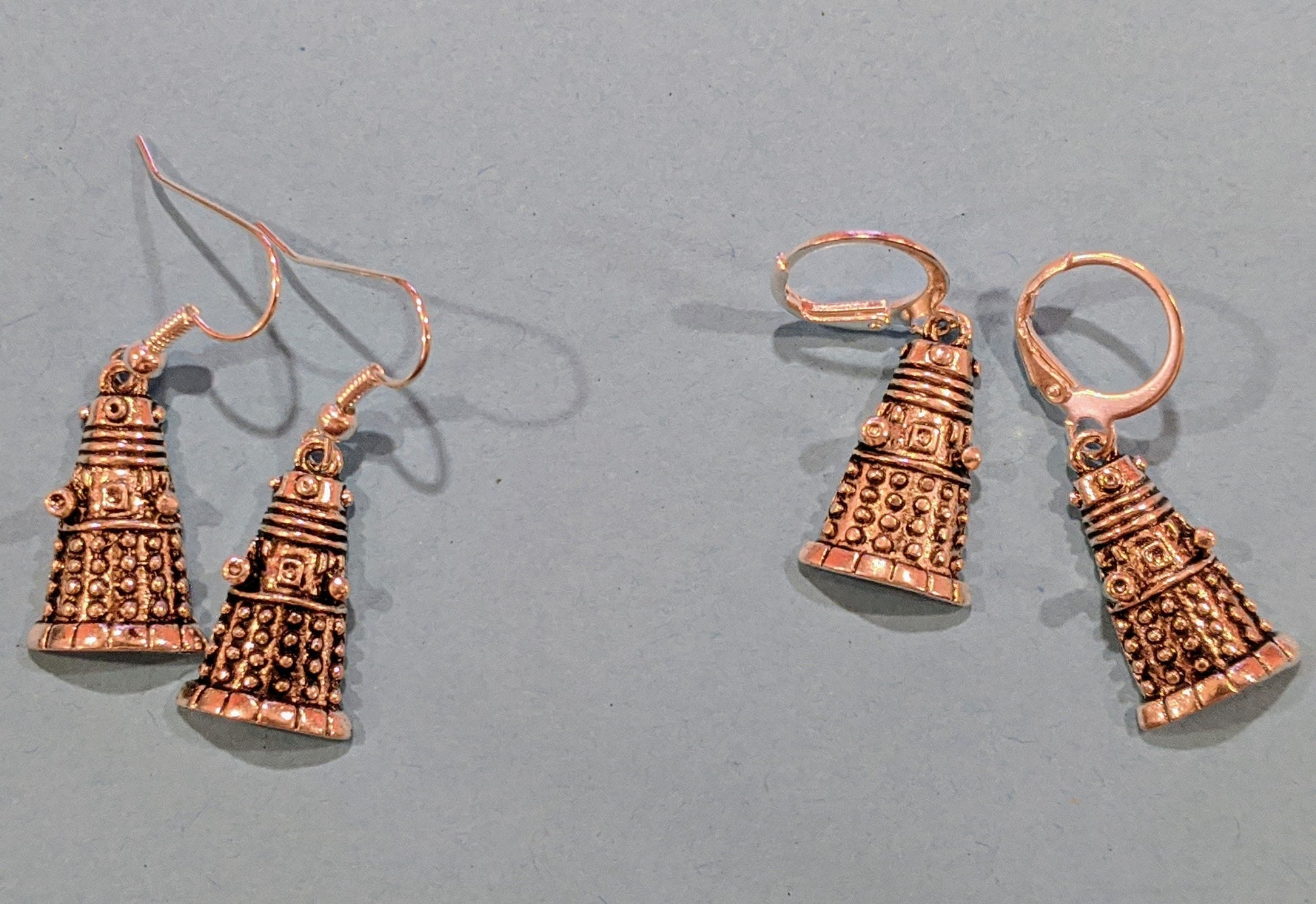 Evil Robot Earrings Dangle Earrings Dragon & Wolf Designs