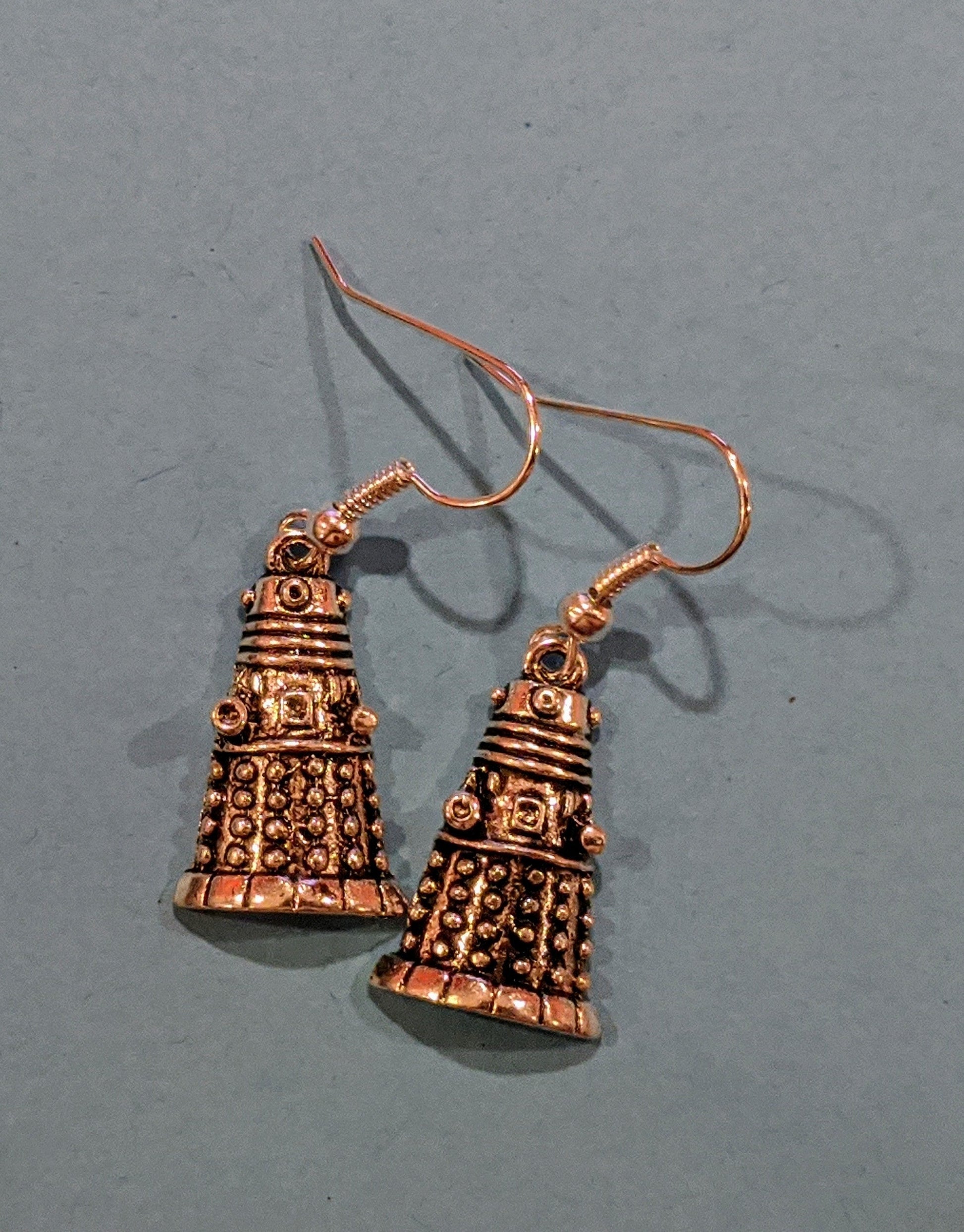 Evil Robot Earrings Dangle Earrings Dragon & Wolf Designs