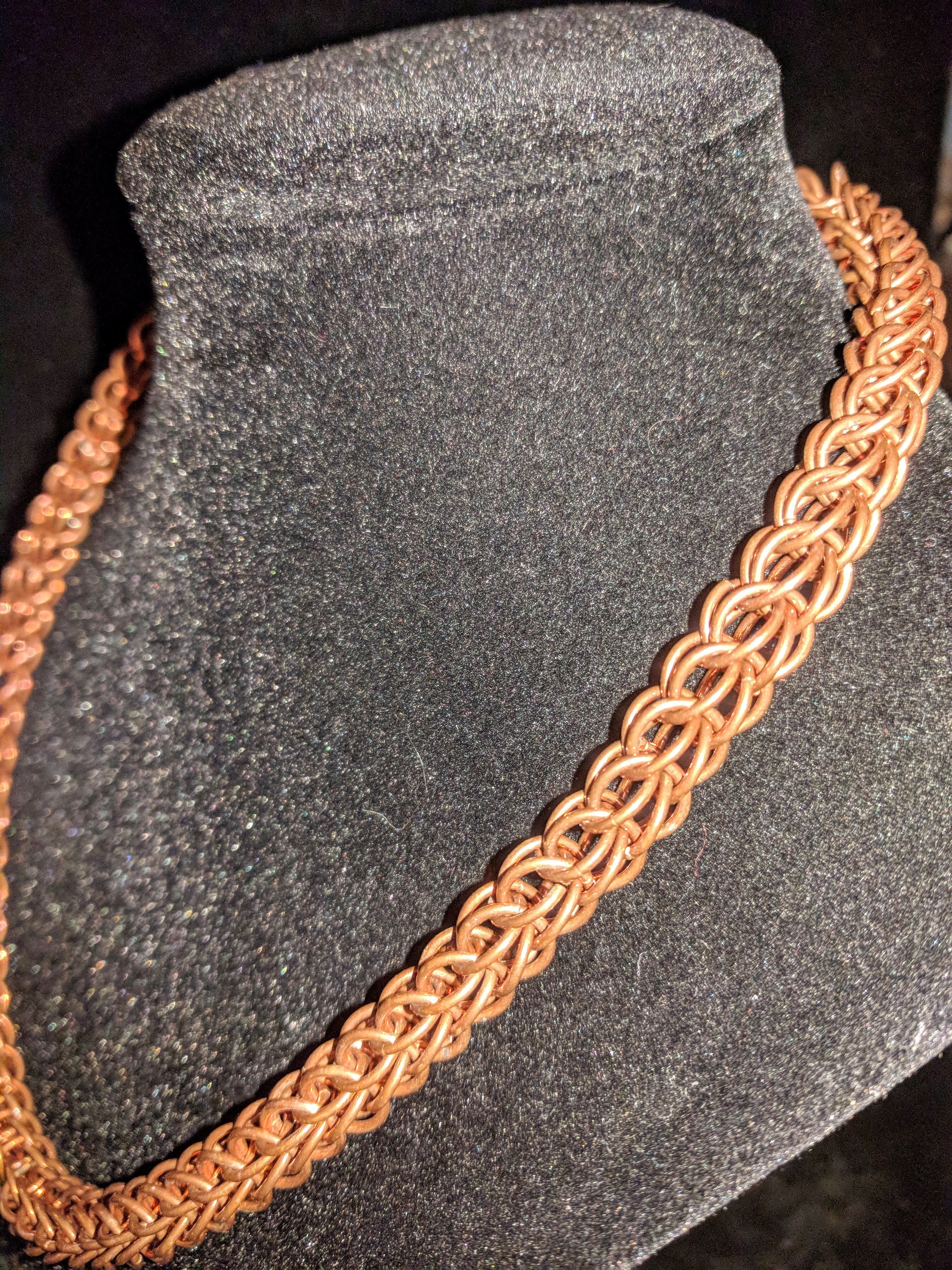 Persian weave chainmail necklaces Chainmail Necklaces Dragon & Wolf Designs