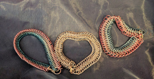 Gorgeous serpentine chainmail bracelets Chainmail Bracelets Dragon & Wolf Designs