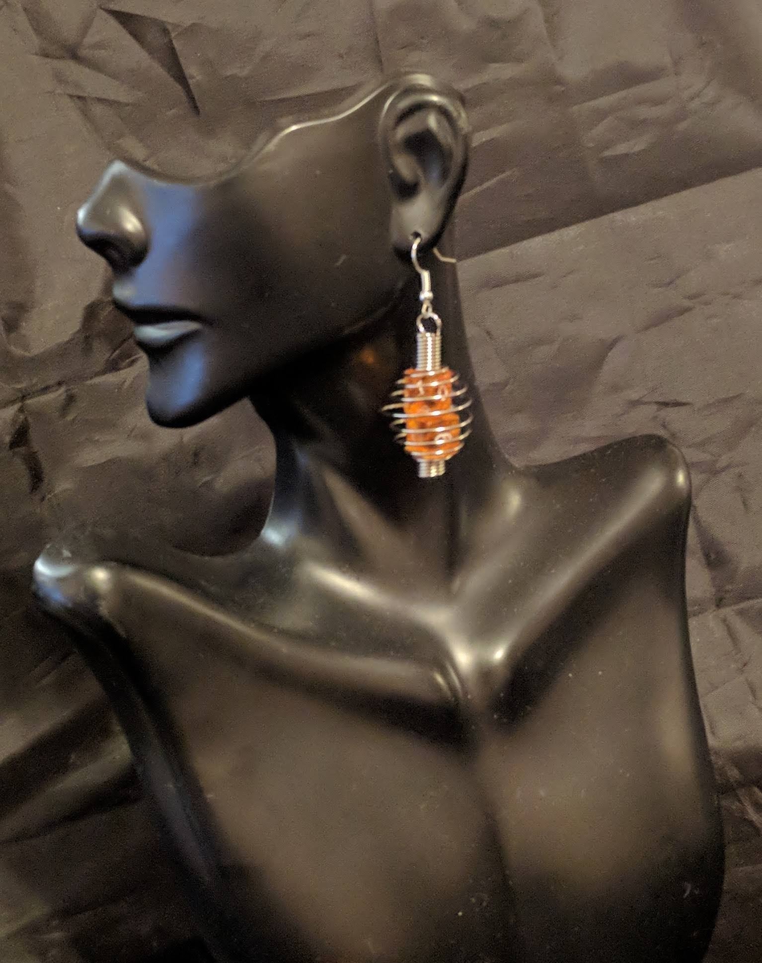 Gaming Dice Dangle Earrings Dangle Earrings Dragon & Wolf Designs