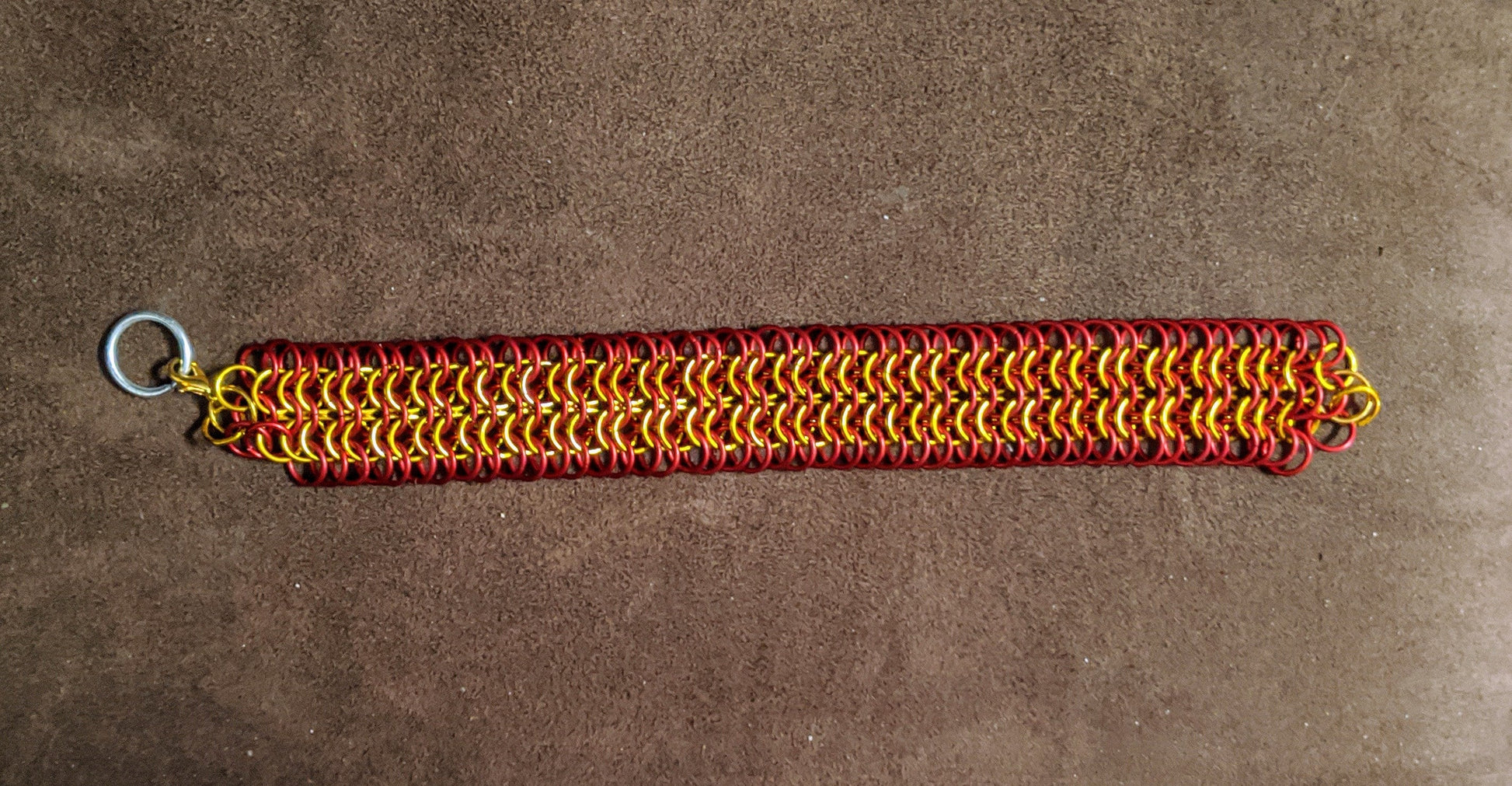 Serpentine Chainmail Bracelets Fantasy/SciFi Jewelry Dragon & Wolf Designs