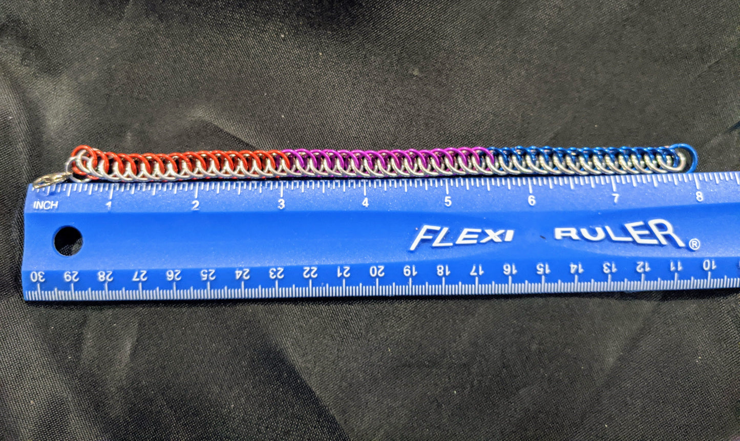 Pride  Chainmail Bracelets Chainmail Bracelets Dragon & Wolf Designs