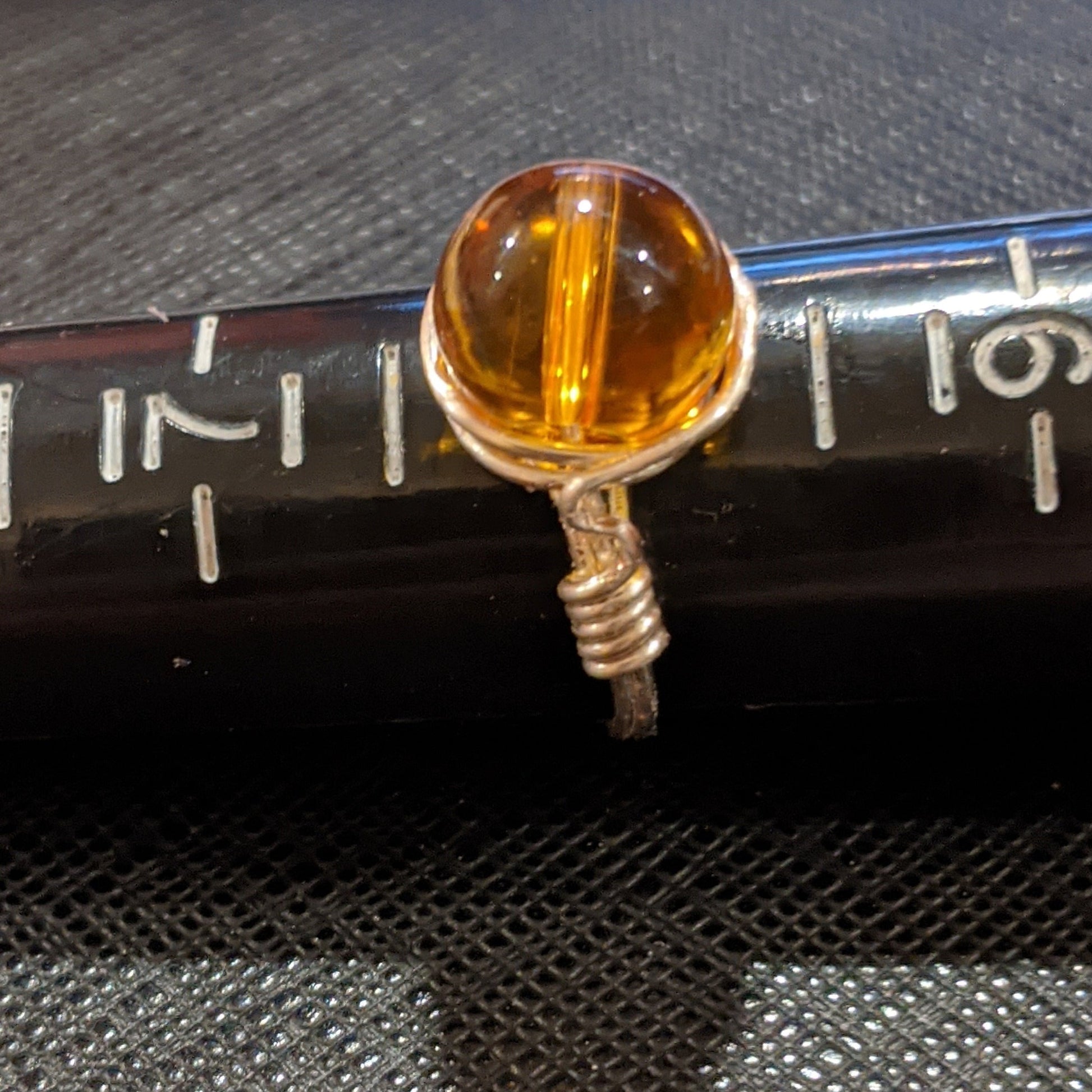 Wire Wrapped Gemstone Rings Rings Dragon & Wolf Designs