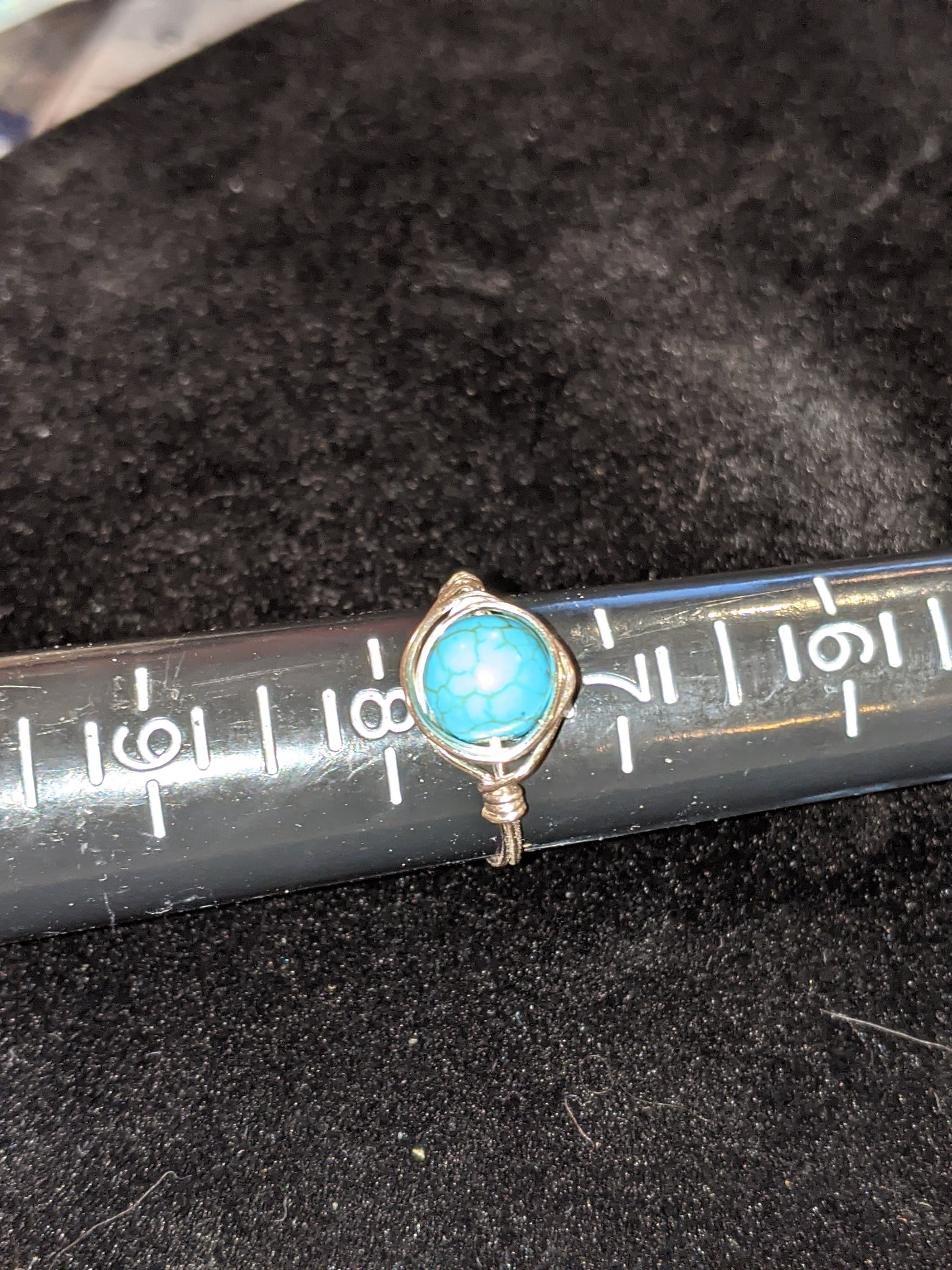 Wire Wrapped Gemstone Rings Rings Dragon & Wolf Designs