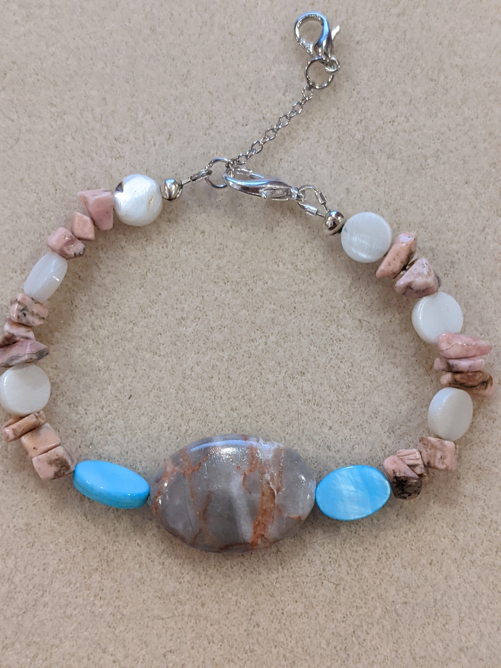 Natural Gemstone Bracelet Beaded Bracelets Dragon & Wolf Designs