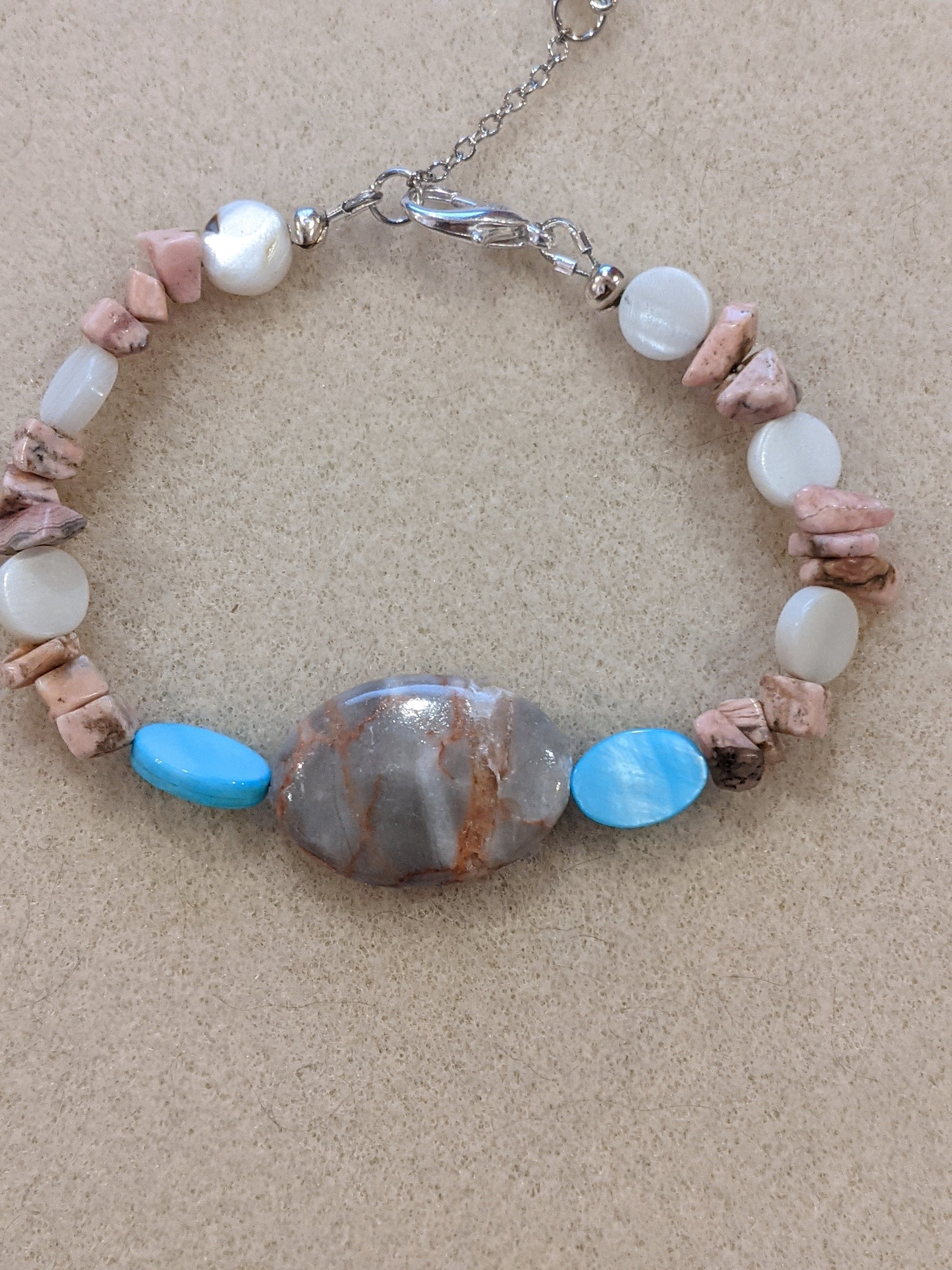 Natural Gemstone Bracelet Beaded Bracelets Dragon & Wolf Designs