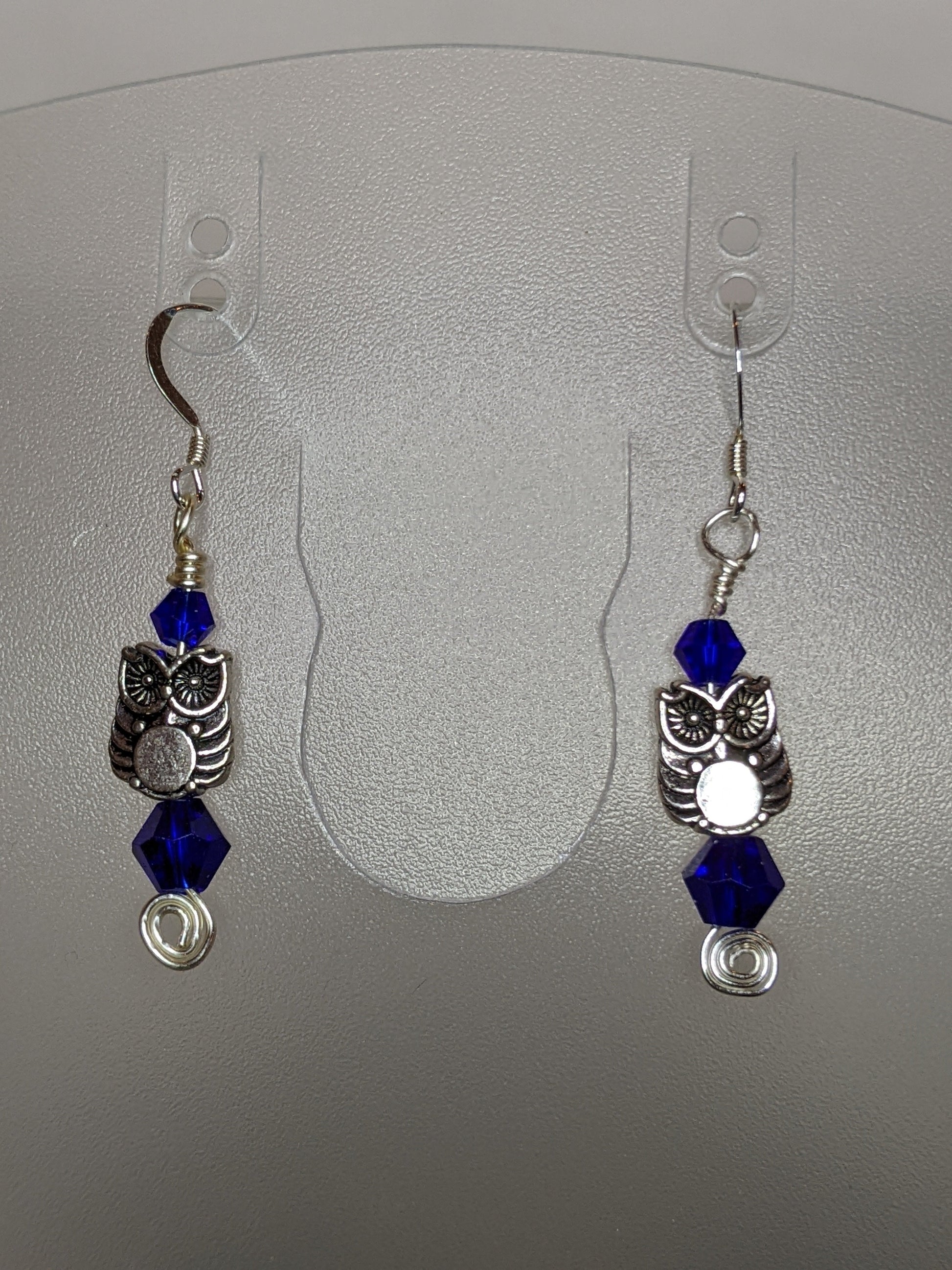 Owl Earrings Beaded Earrings Dragon & Wolf Designs