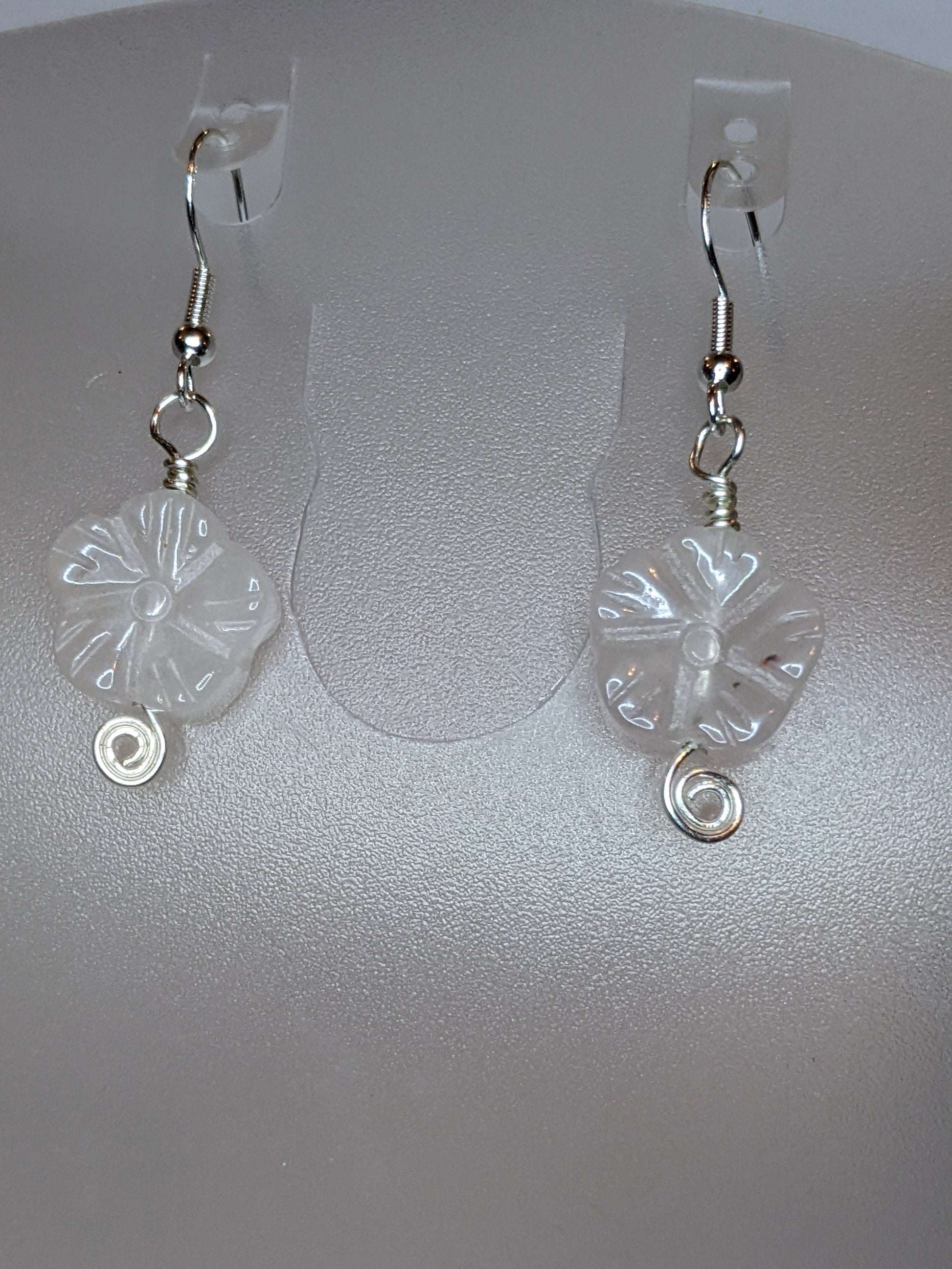 Floral Beauty Beaded Earrings Dragon & Wolf Designs