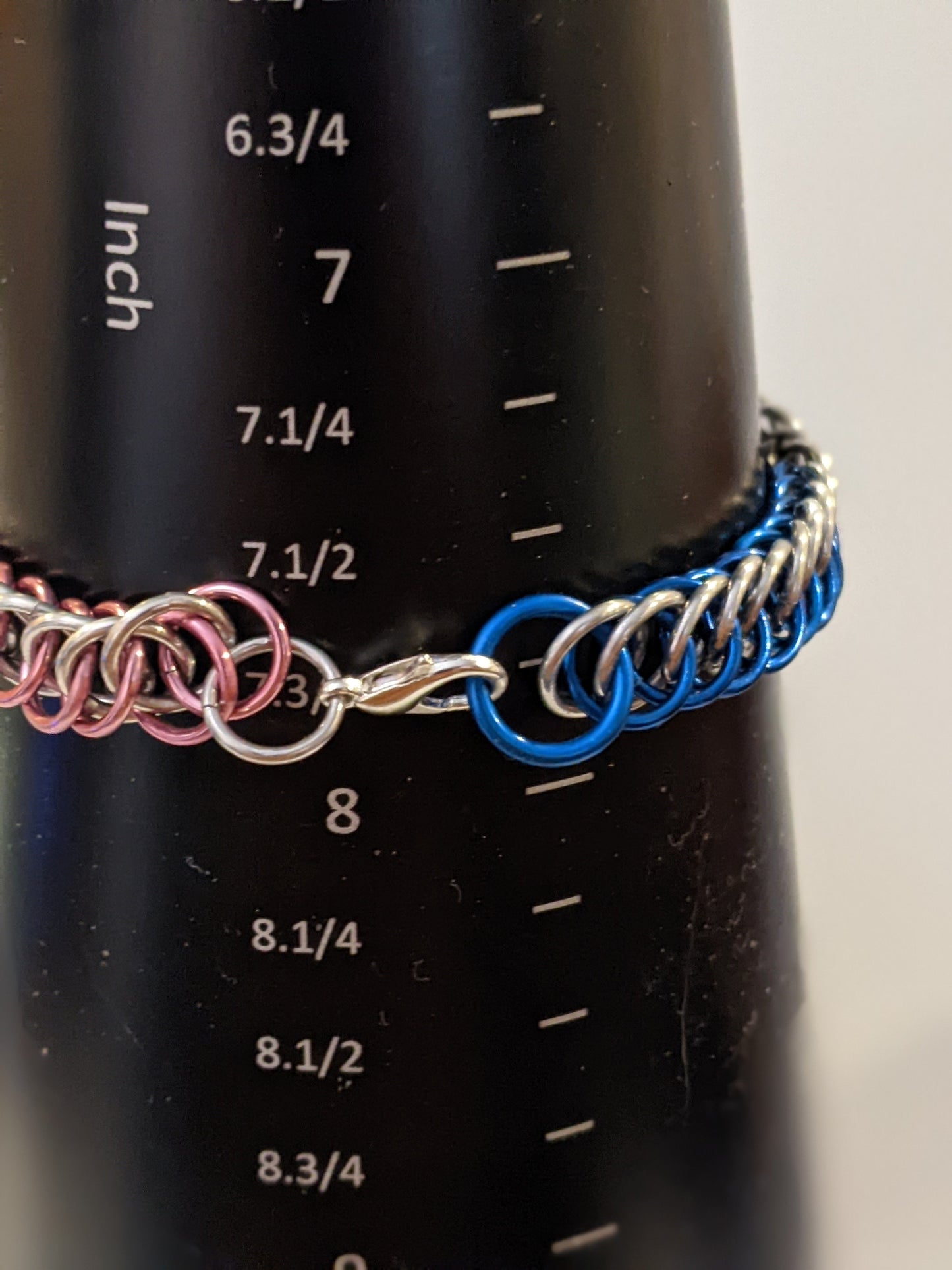 Pride  Chainmail Bracelets Chainmail Bracelets Dragon & Wolf Designs