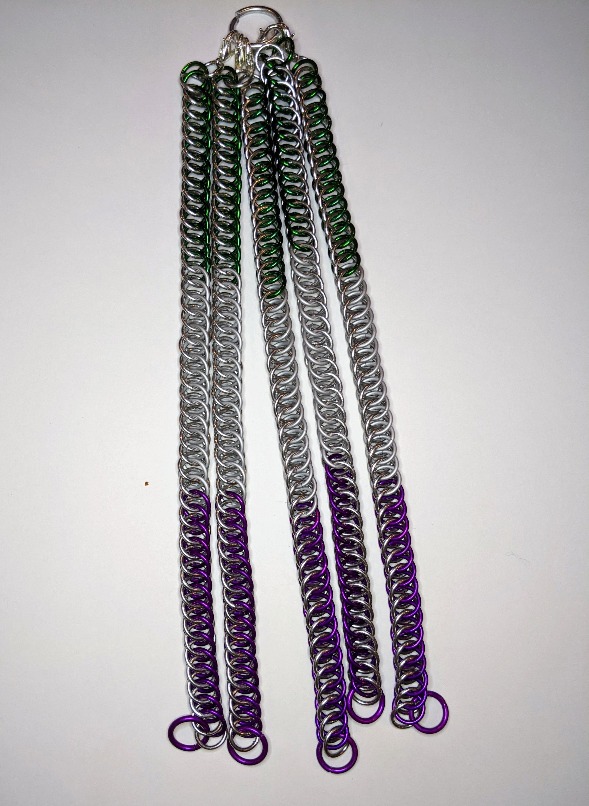 Pride  Chainmail Bracelets Chainmail Bracelets Dragon & Wolf Designs