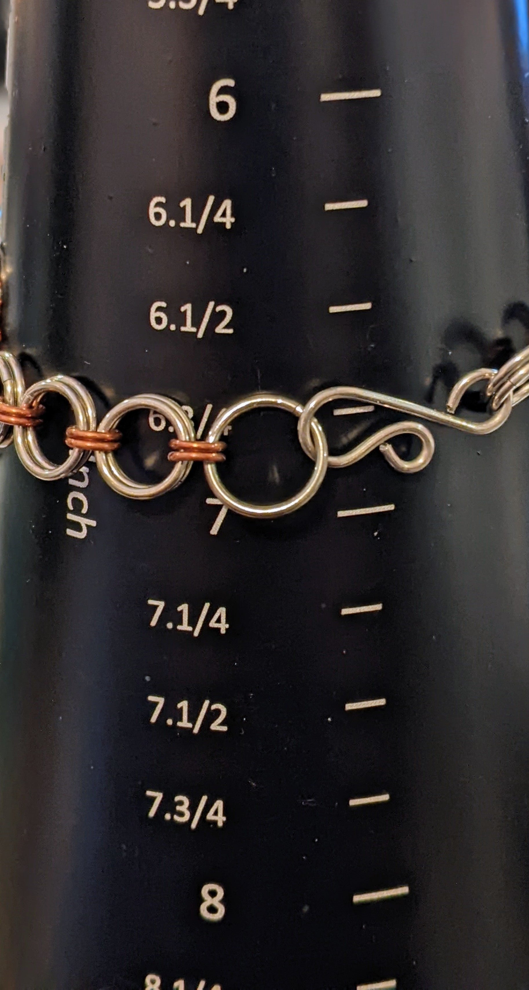 Japanese Flower Bracelet Chainmail Bracelets Dragon & Wolf Designs