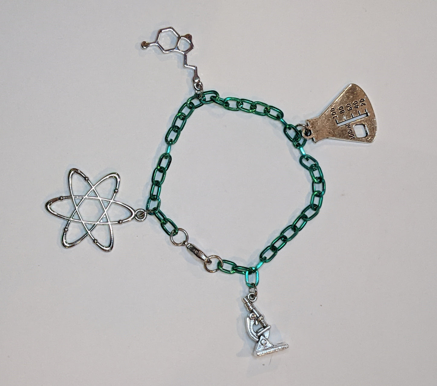 Science Nerd Charm Bracelet Charm Bracelets Dragon & Wolf Designs