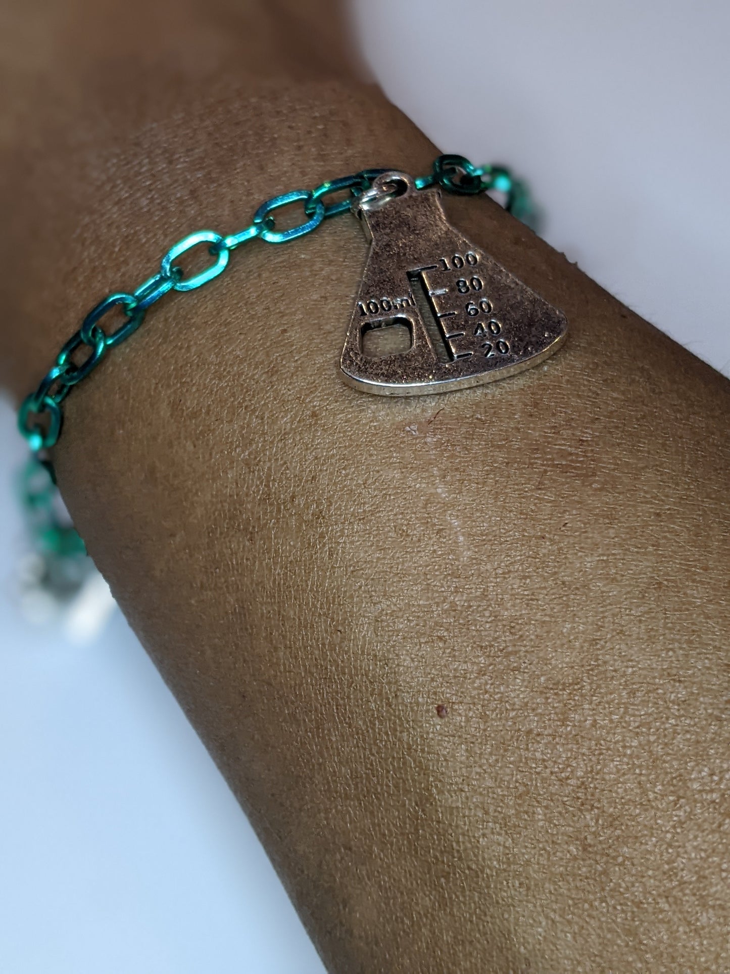 Science Nerd Charm Bracelet Charm Bracelets Dragon & Wolf Designs