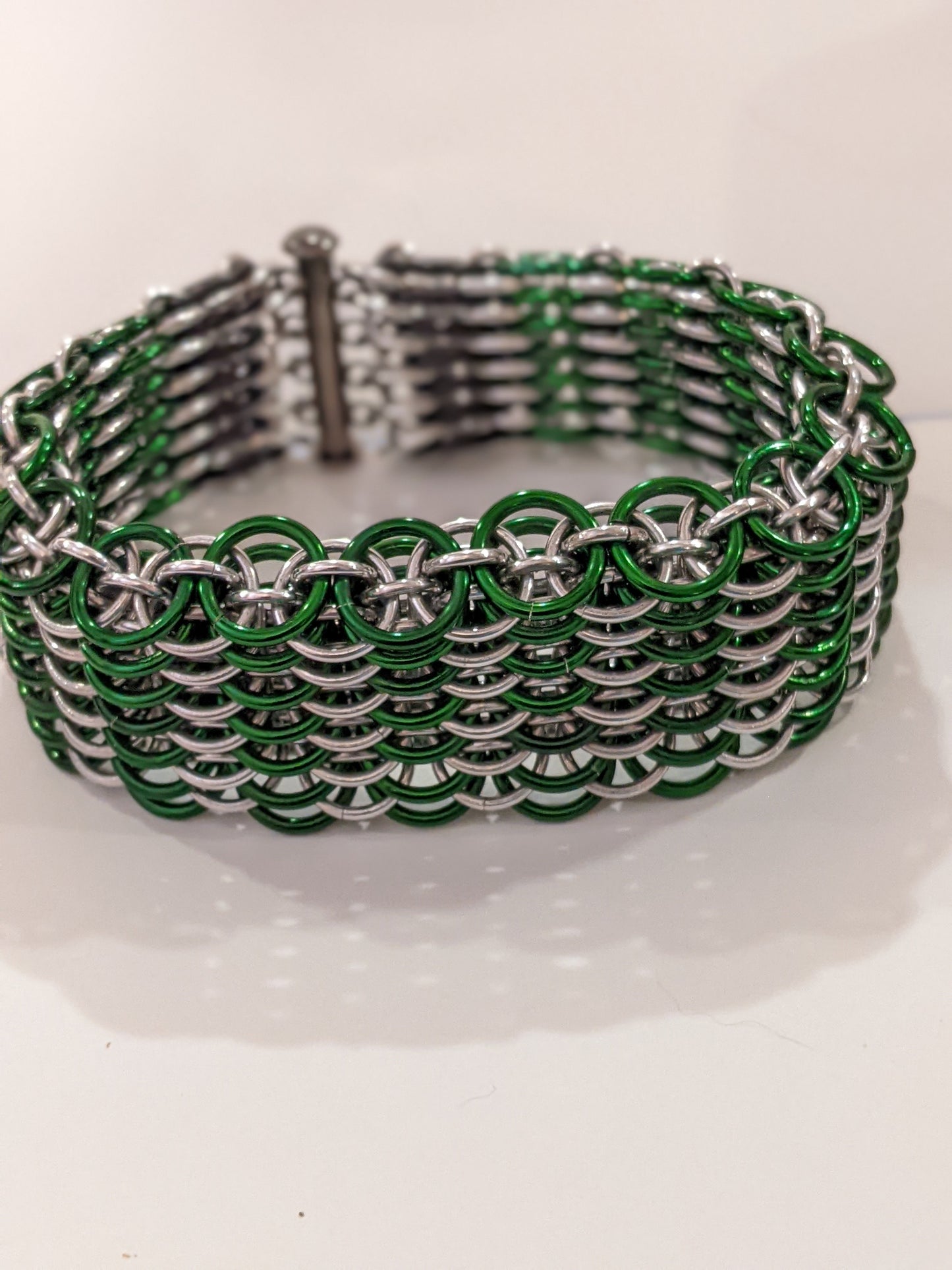 Dragonscale Chainmail Bracelets Chainmail Bracelets Dragon & Wolf Designs