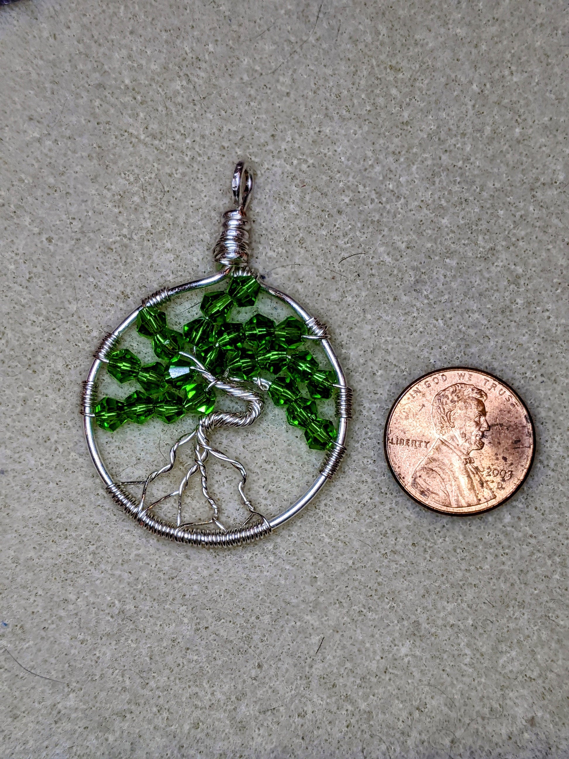 Tree of Life Pendants Wire Wrapped Pendants Dragon & Wolf Designs