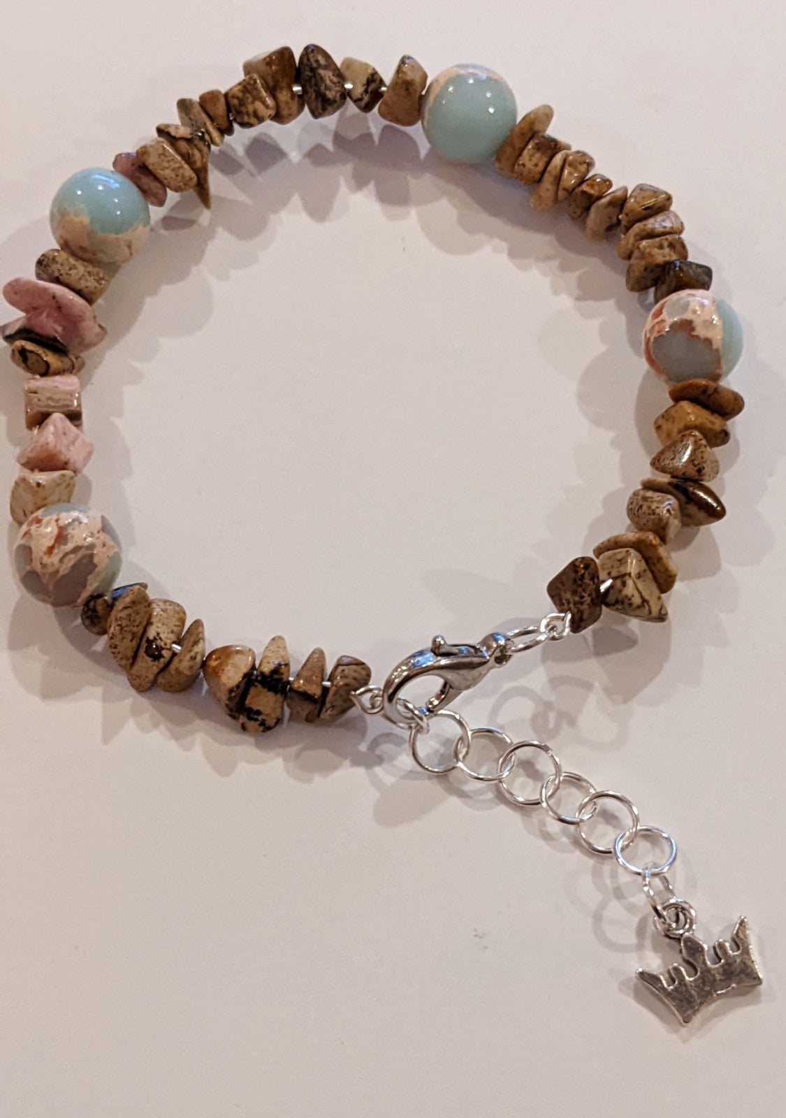 Jasper Beaded Bracelet Beaded Bracelets Dragon & Wolf Designs