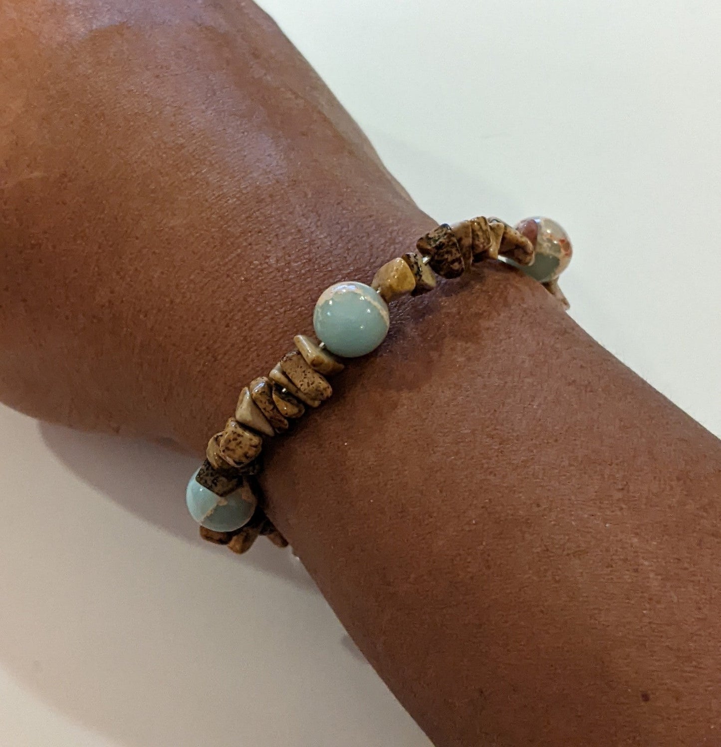 Jasper Beaded Bracelet Beaded Bracelets Dragon & Wolf Designs