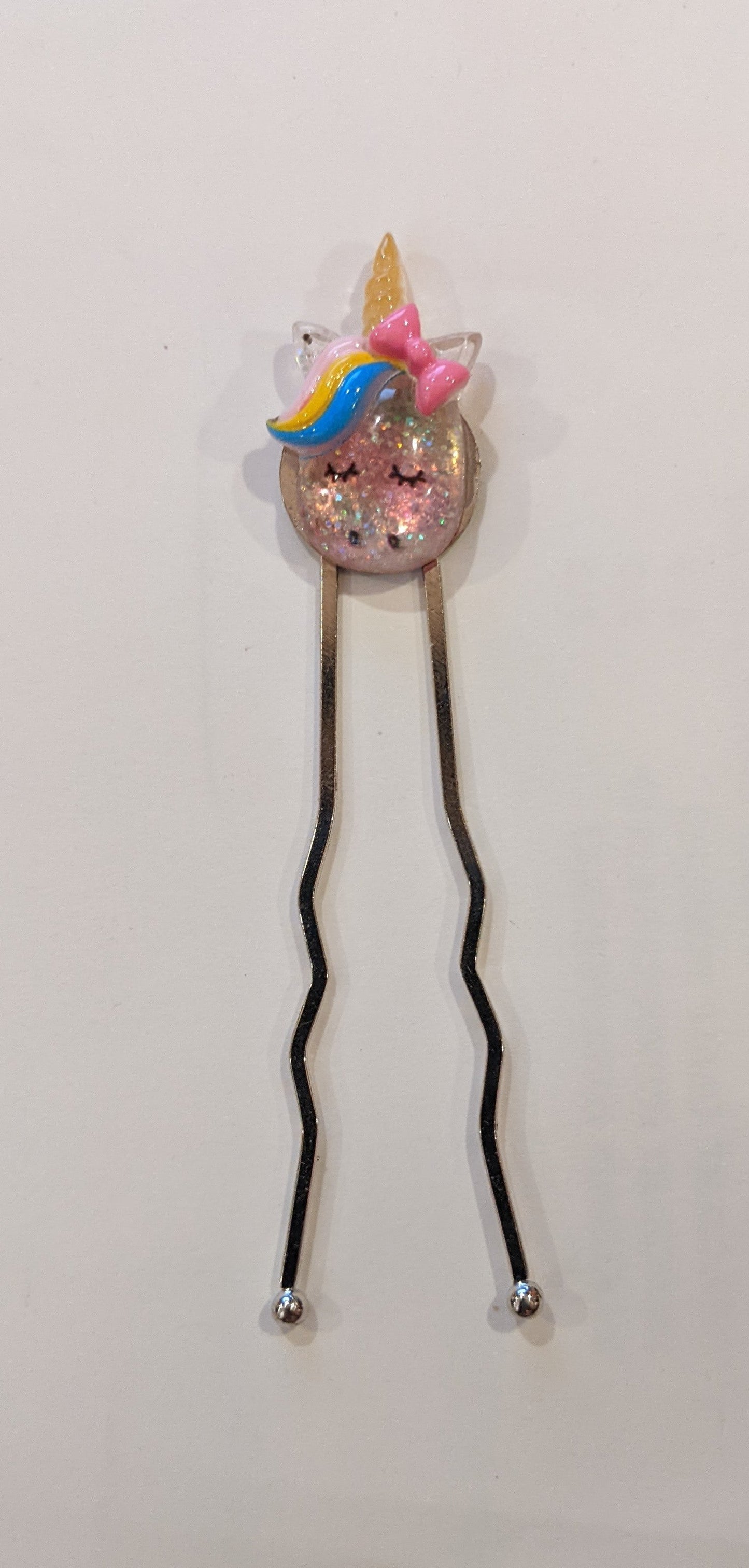 Sparkly Fun Hair Sticks Accessories Dragon & Wolf Designs Unicorn