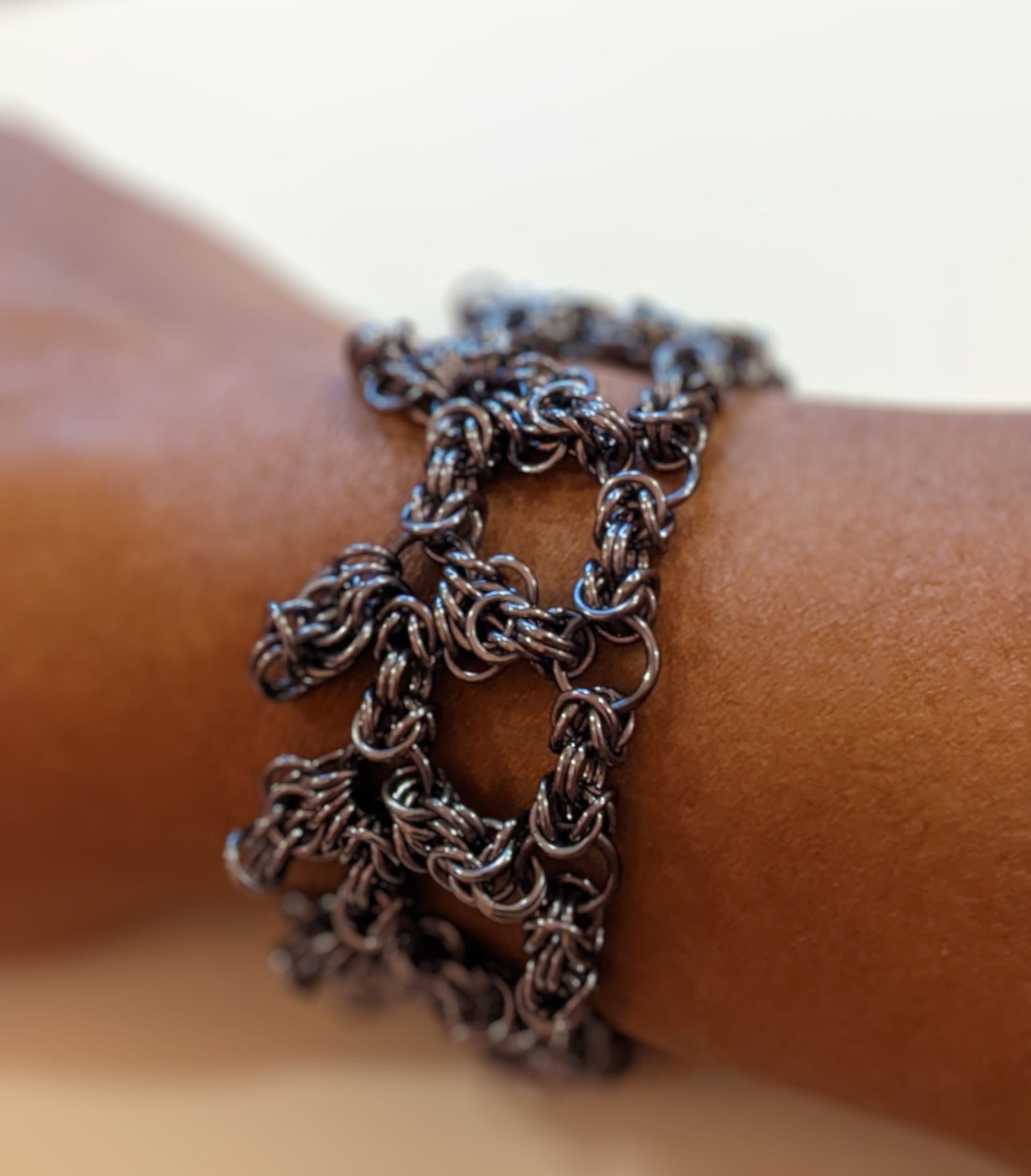 Dancer's Bracelet Chainmail Bracelets Dragon & Wolf Designs