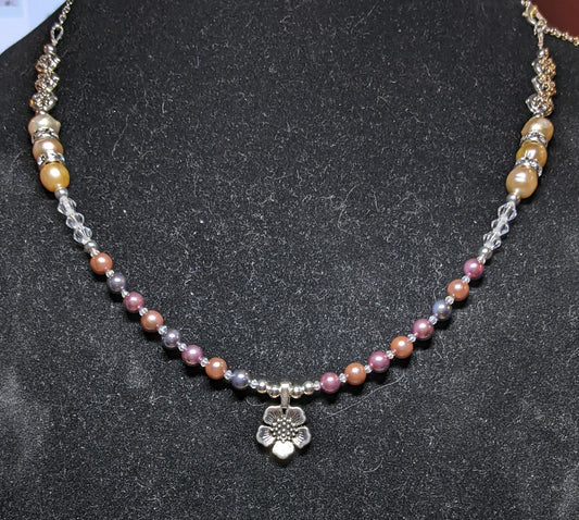 Floral Elegance Pendant Necklace