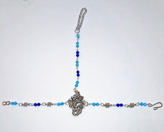 Beaded Hand Chain Bracelet