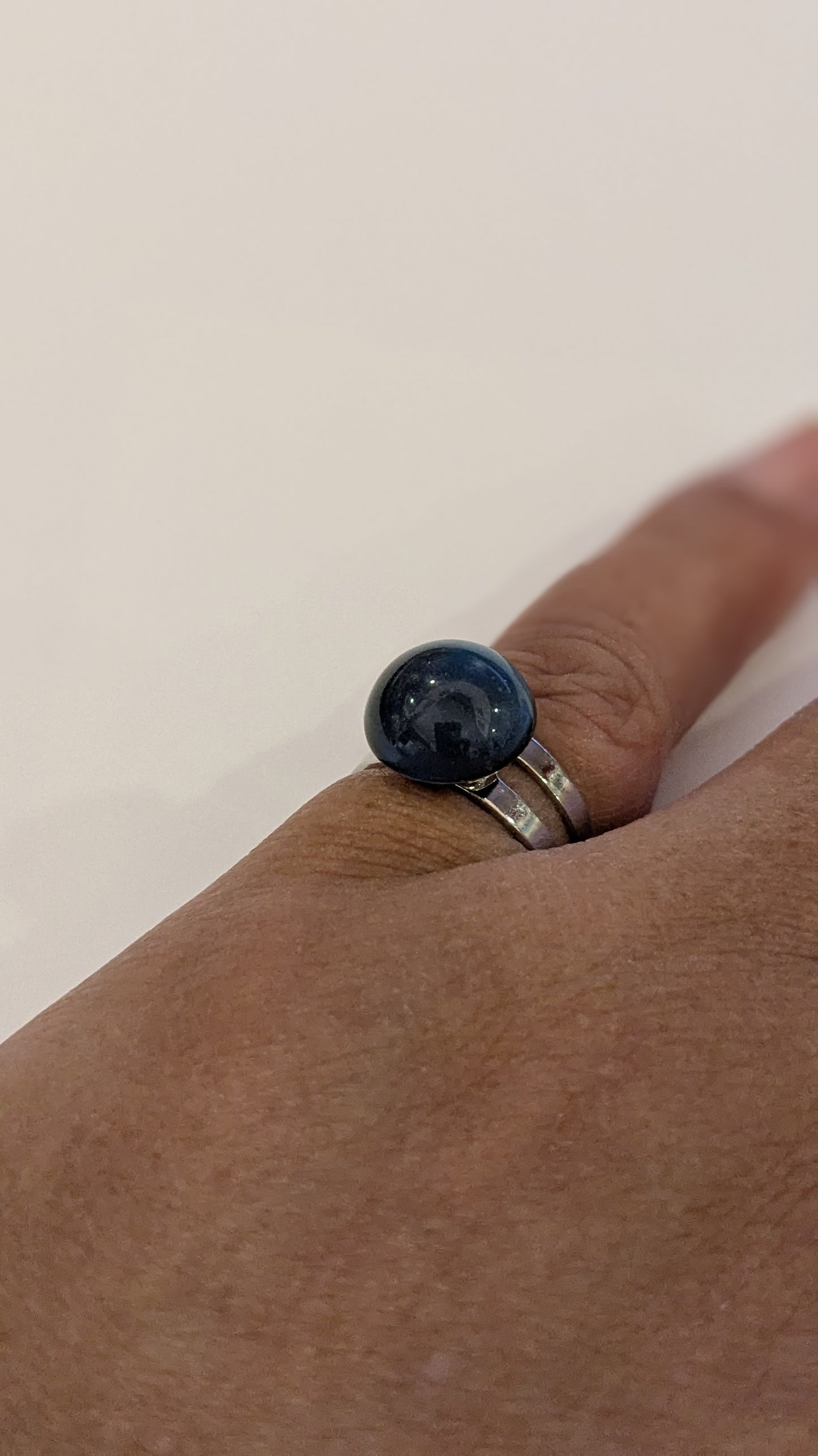 Sparkly Stainless Steel Adjustable Rings
