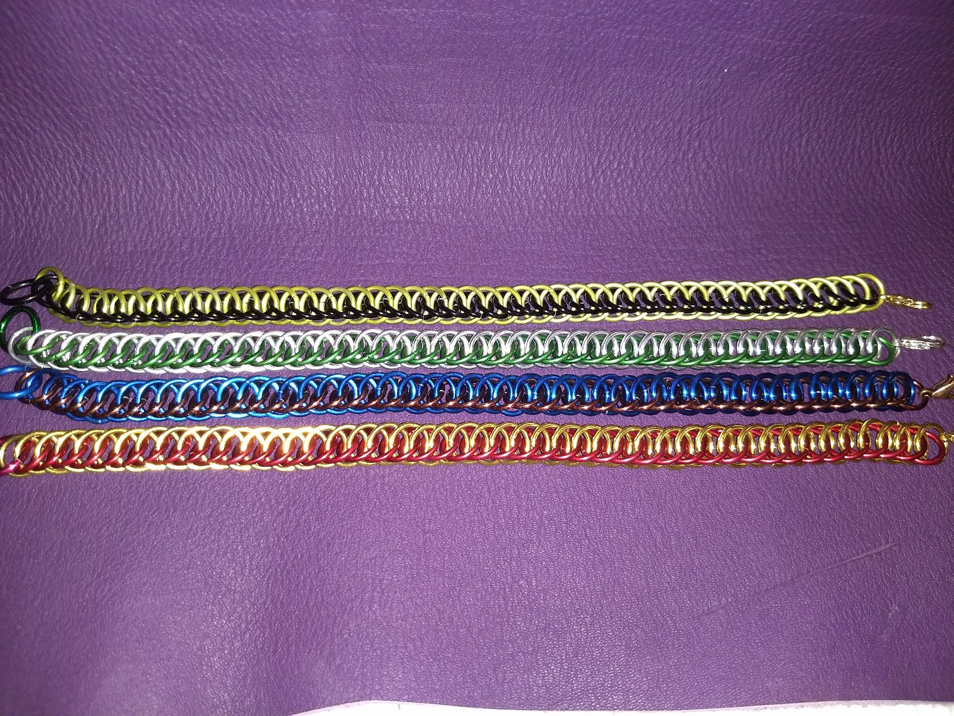 Wizarding House Chainmail bracelets Chainmail Bracelets Dragon & Wolf Designs