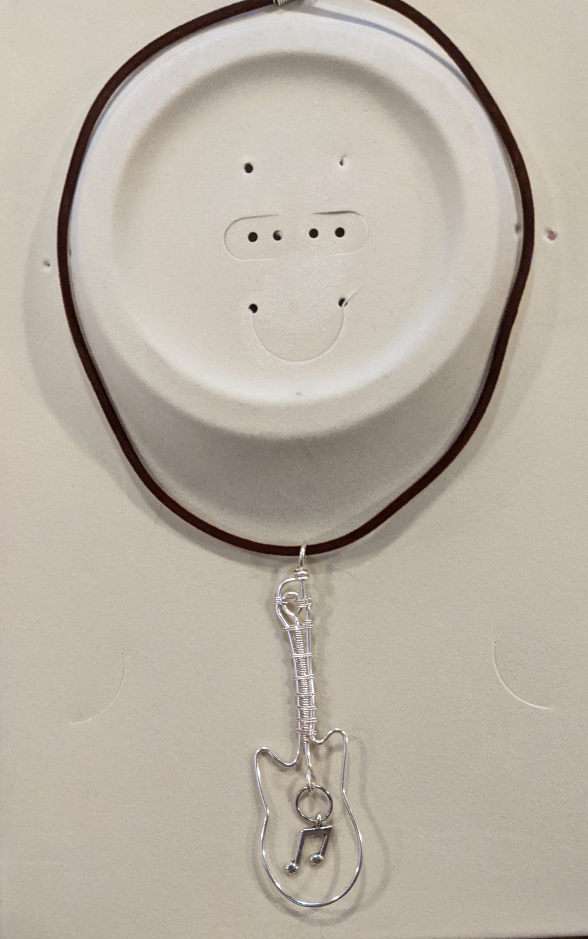 Guitar Pendant Wire Wrapped Pendants Dragon & Wolf Designs