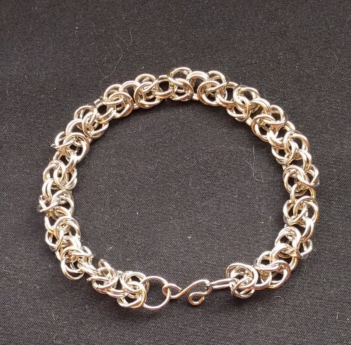 Nickel Byzantine Chainmail Bracelets Chainmail Bracelets Dragon & Wolf Designs