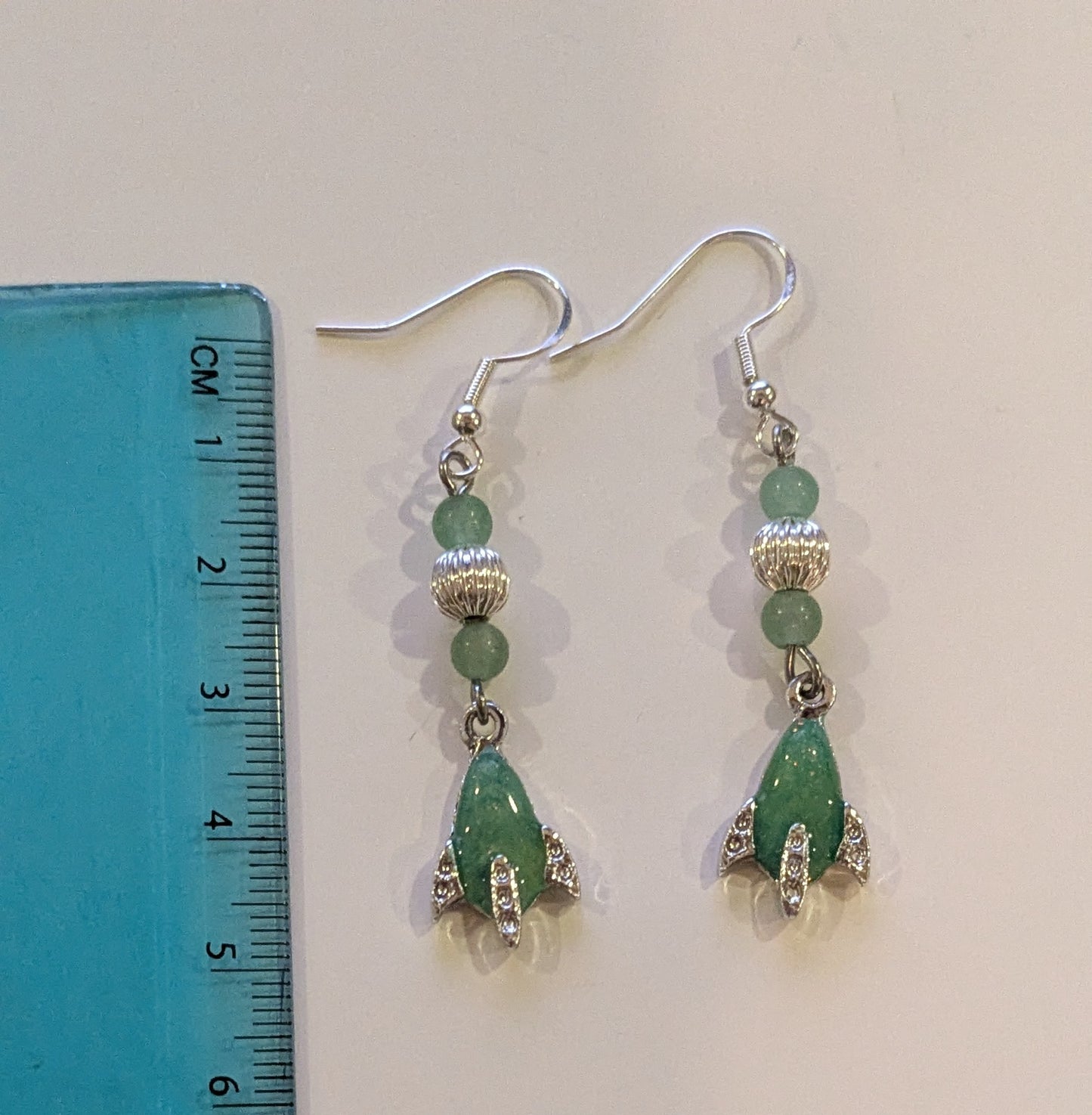 Sparkling Starship Dangle Earrings