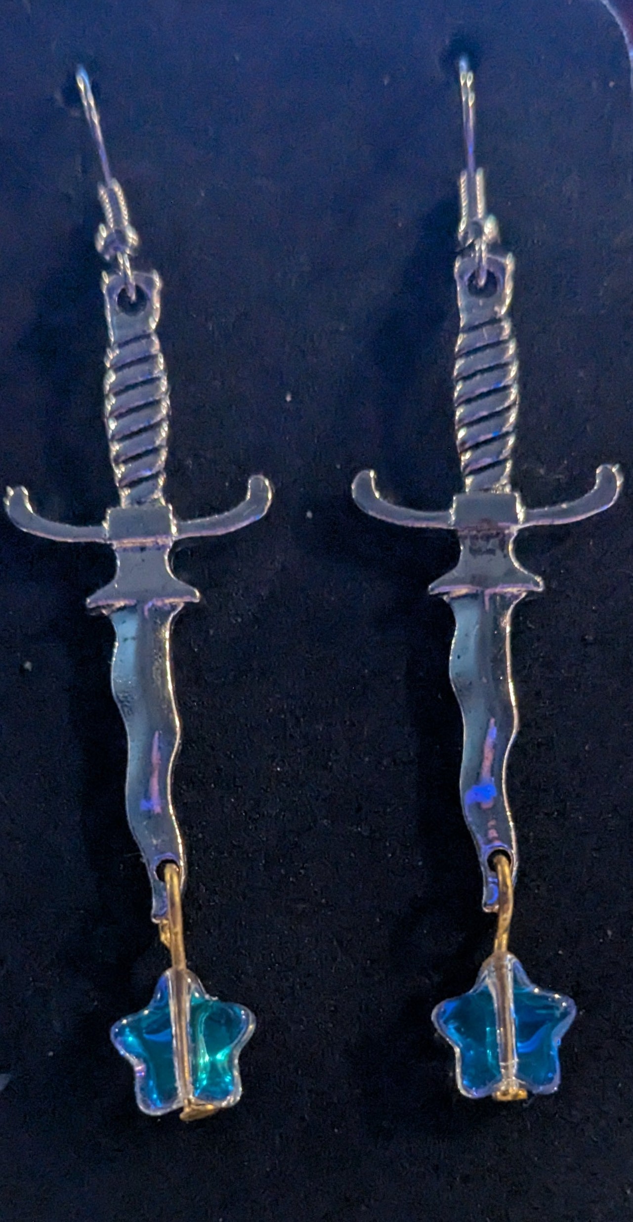 Magical Dagger Dangle Earrings