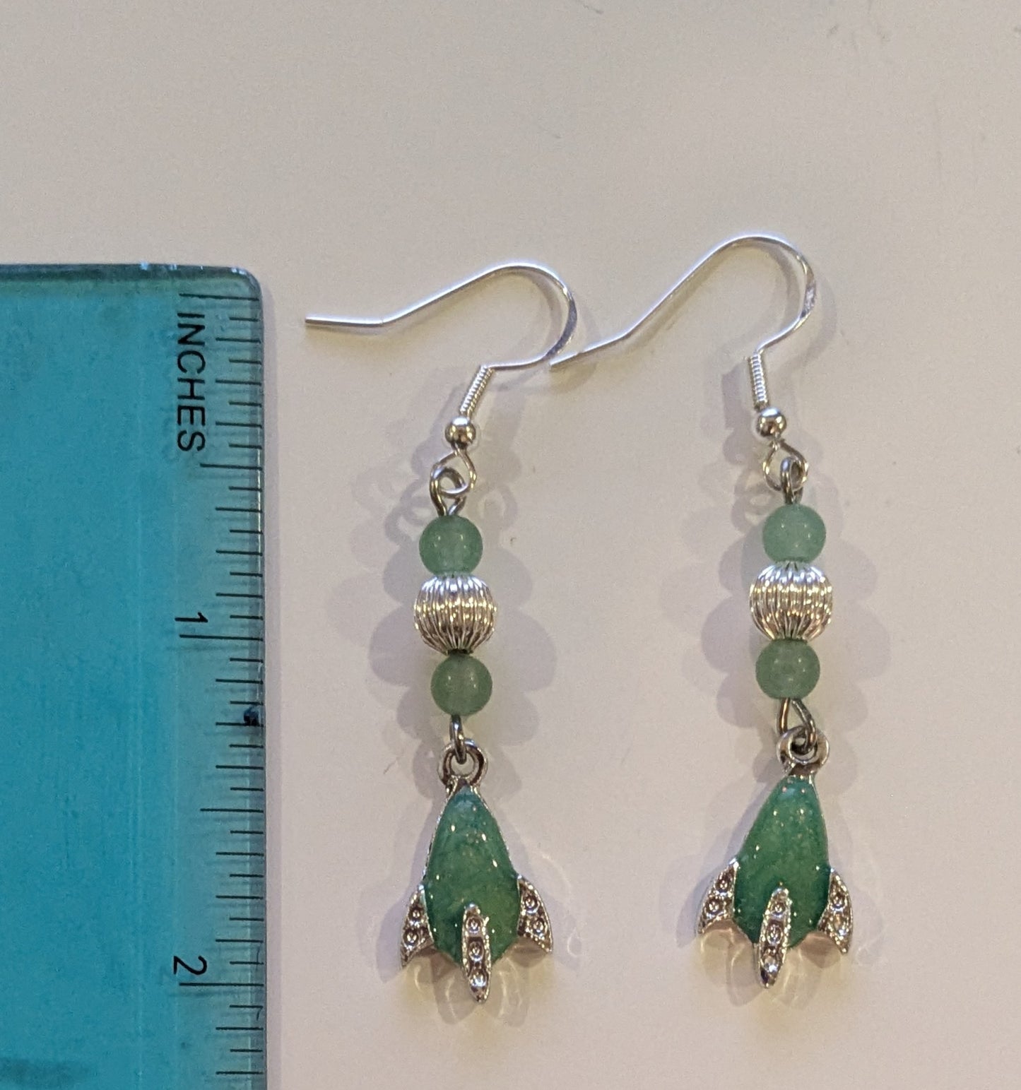 Sparkling Starship Dangle Earrings