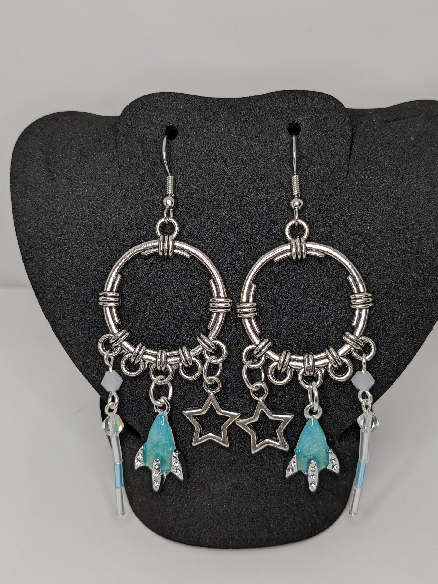 Spectacular Space Adventure Chandelier Earrings