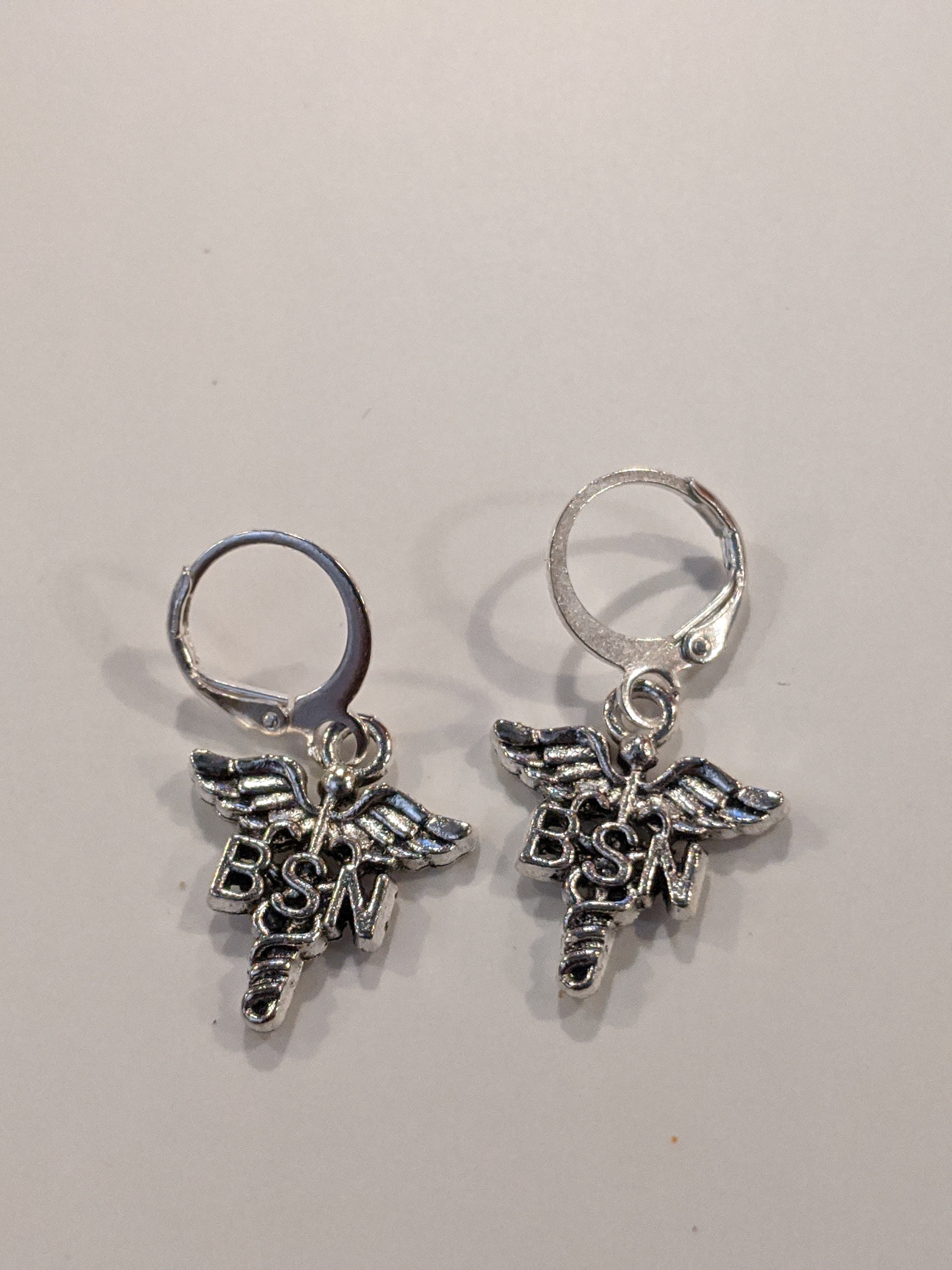 BSN Earrings Dangle Earrings Dragon & Wolf Designs   