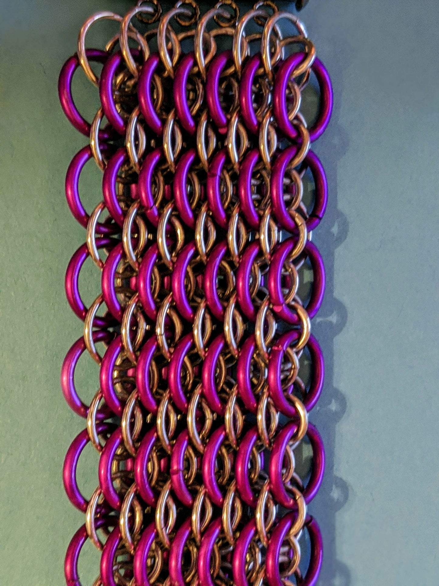 Dragonscale Chainmail Bracelets Chainmail Bracelets Dragon & Wolf Designs   