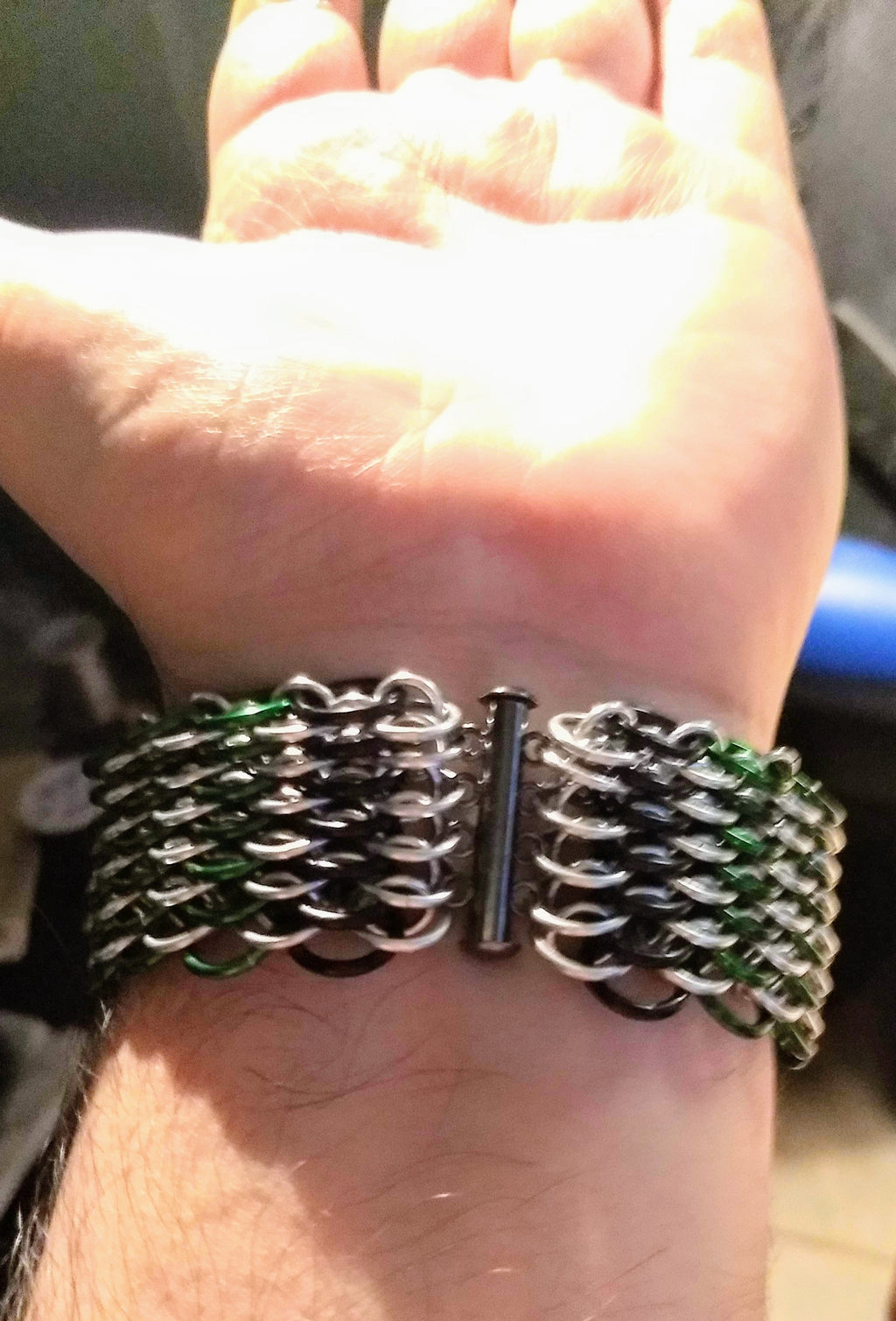 Dragonscale Chainmail Bracelets Chainmail Bracelets Dragon & Wolf Designs   