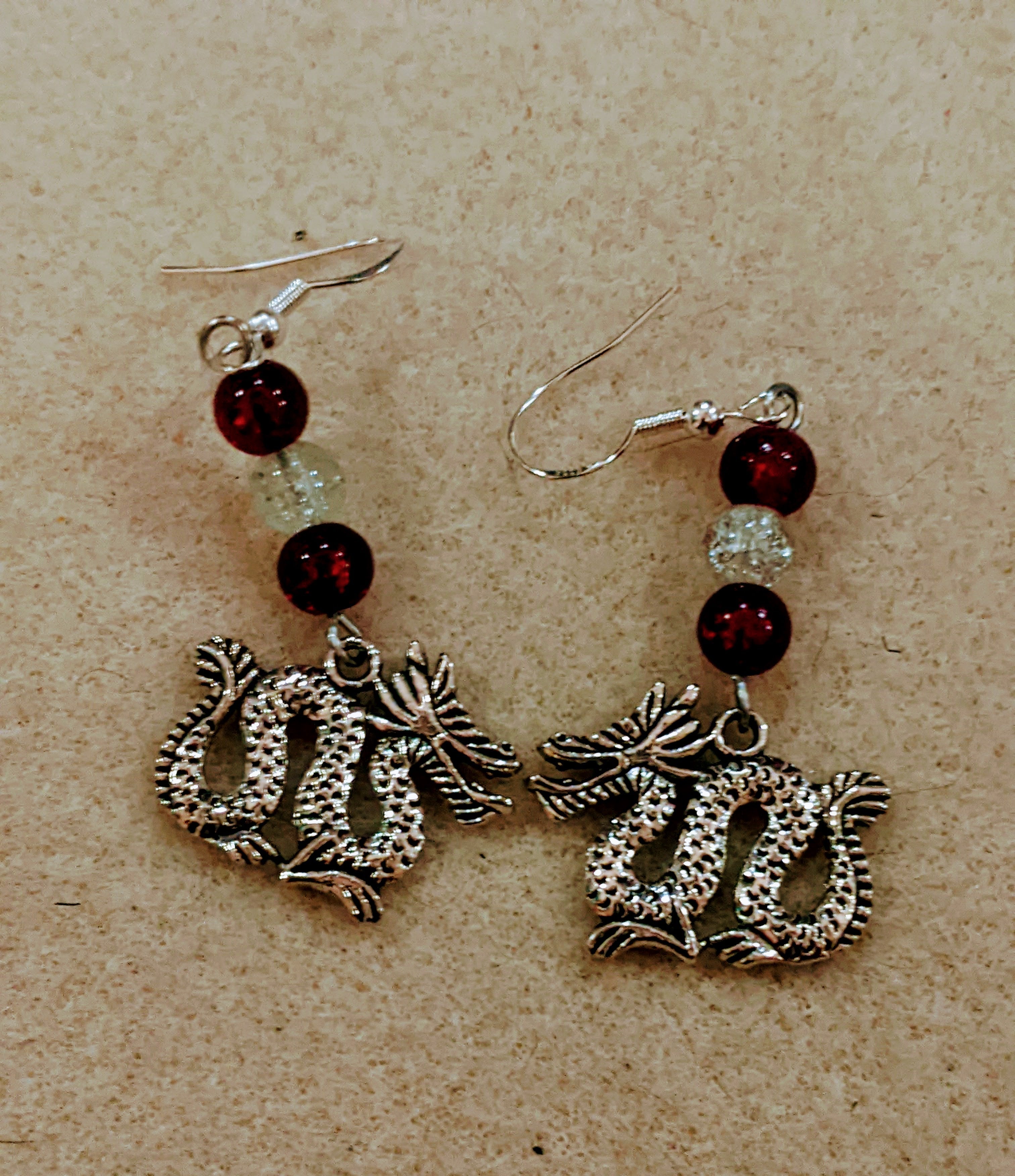Dragon Dangle Earrings
