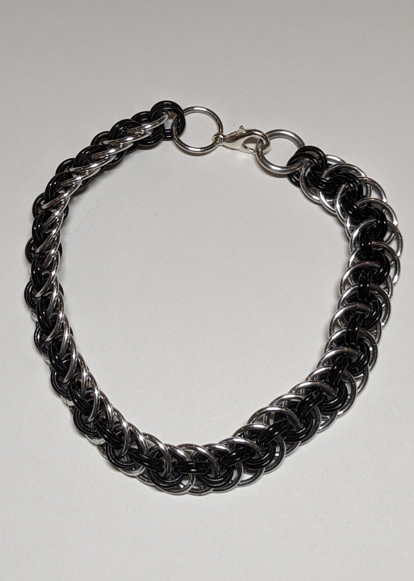 Viper weave chainmail bracelet