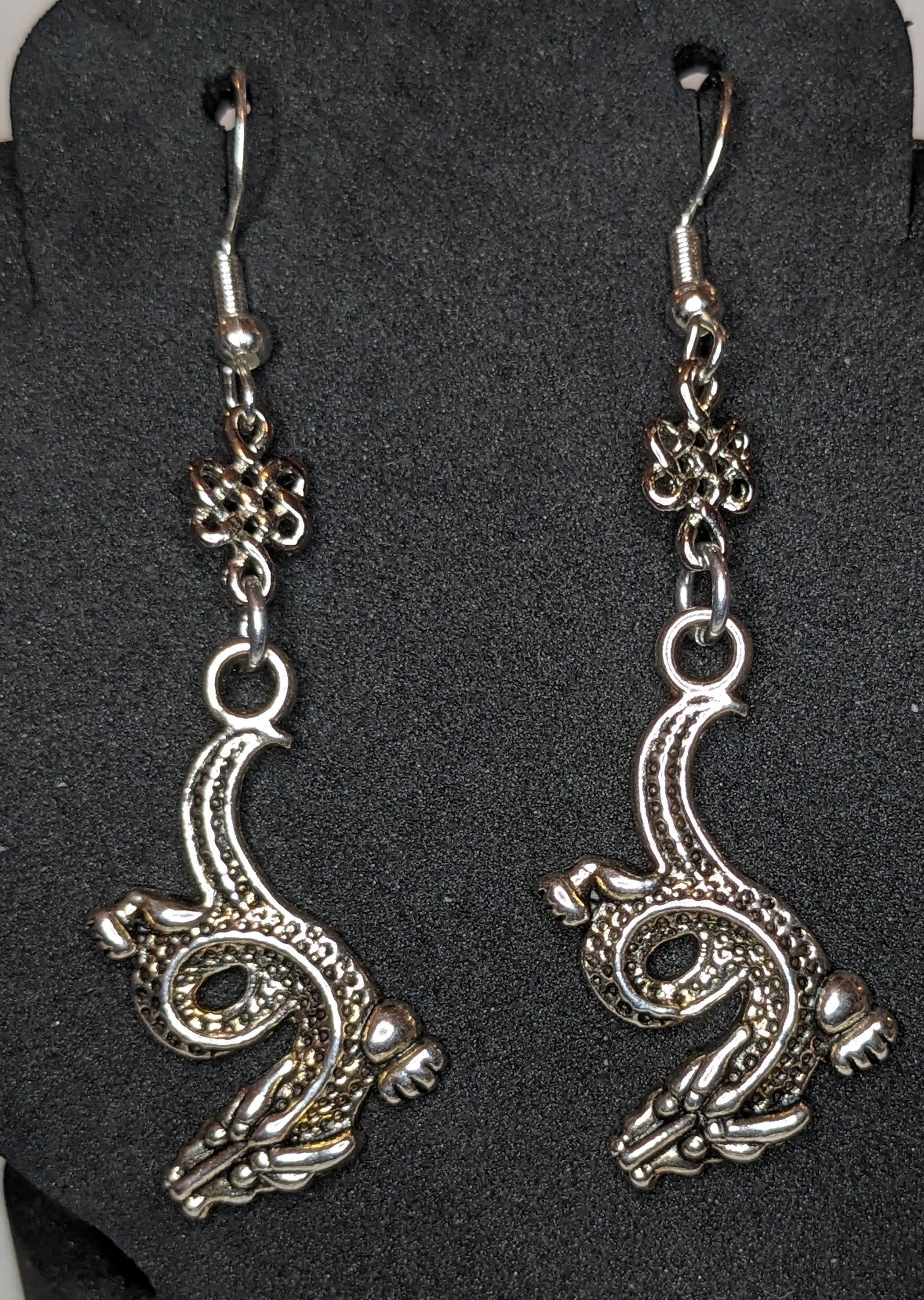Dragon Dangle Earrings