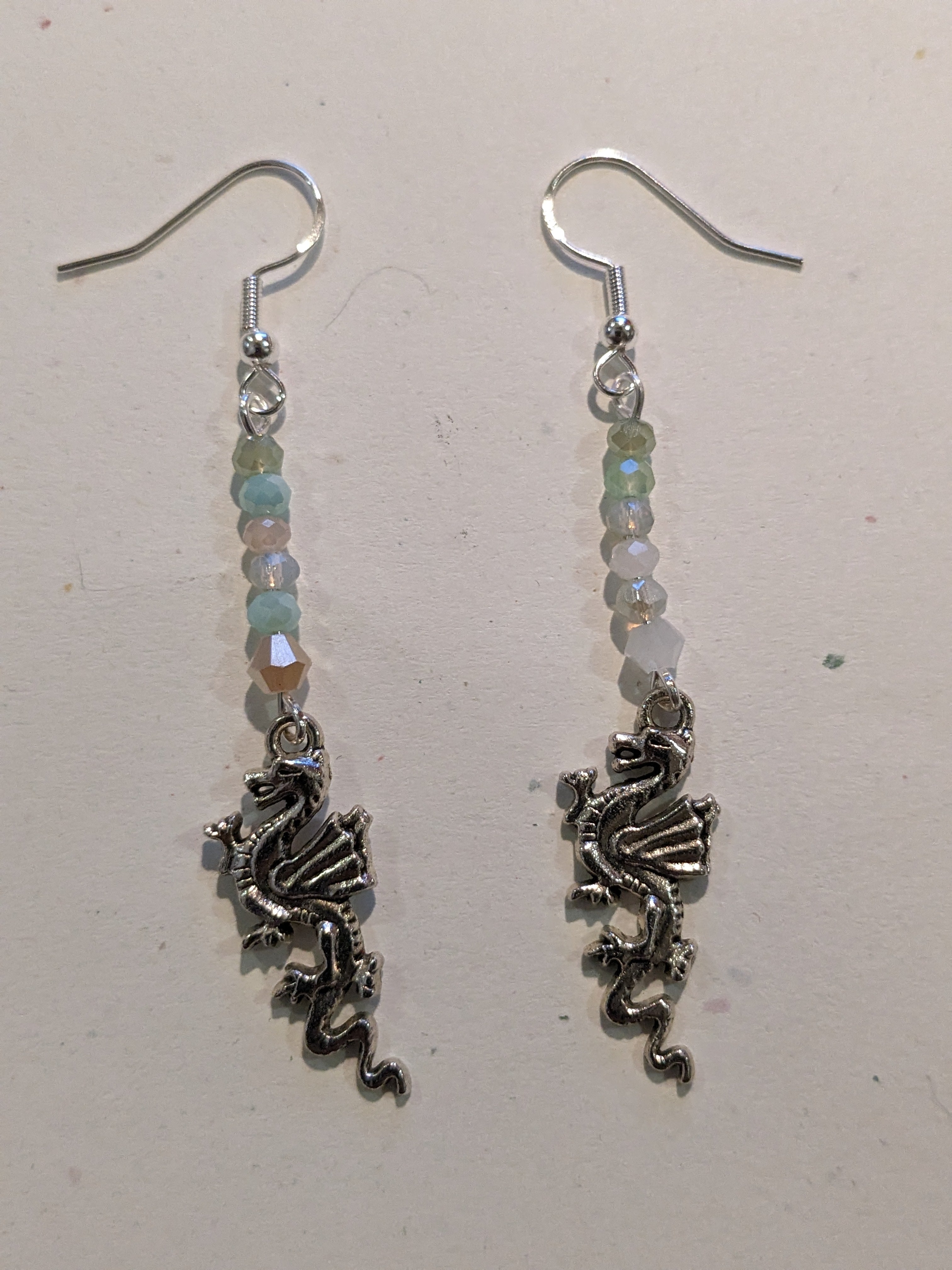 Dragon Dangle Earrings