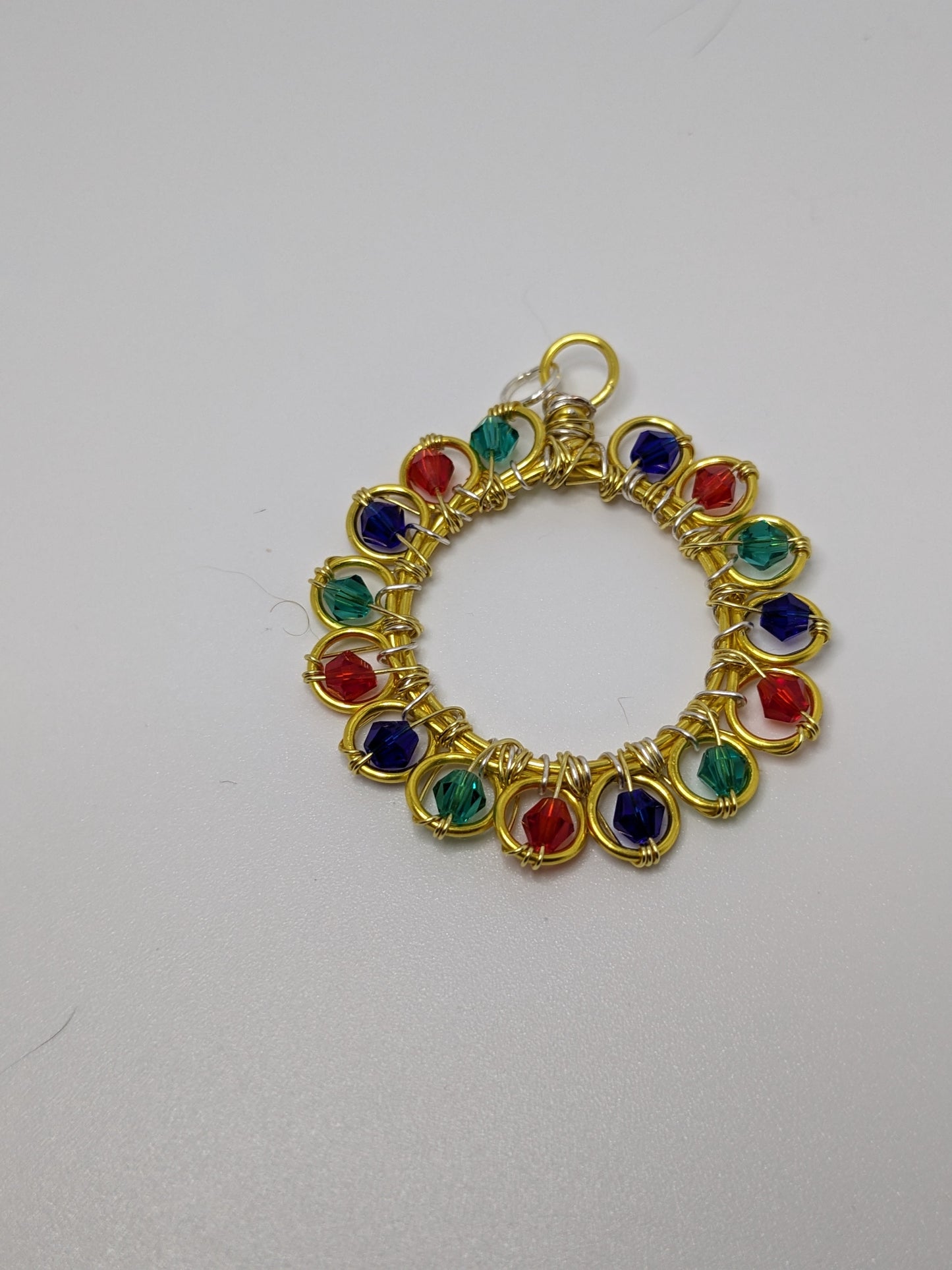 Wire Wrapped Beaded Pendants