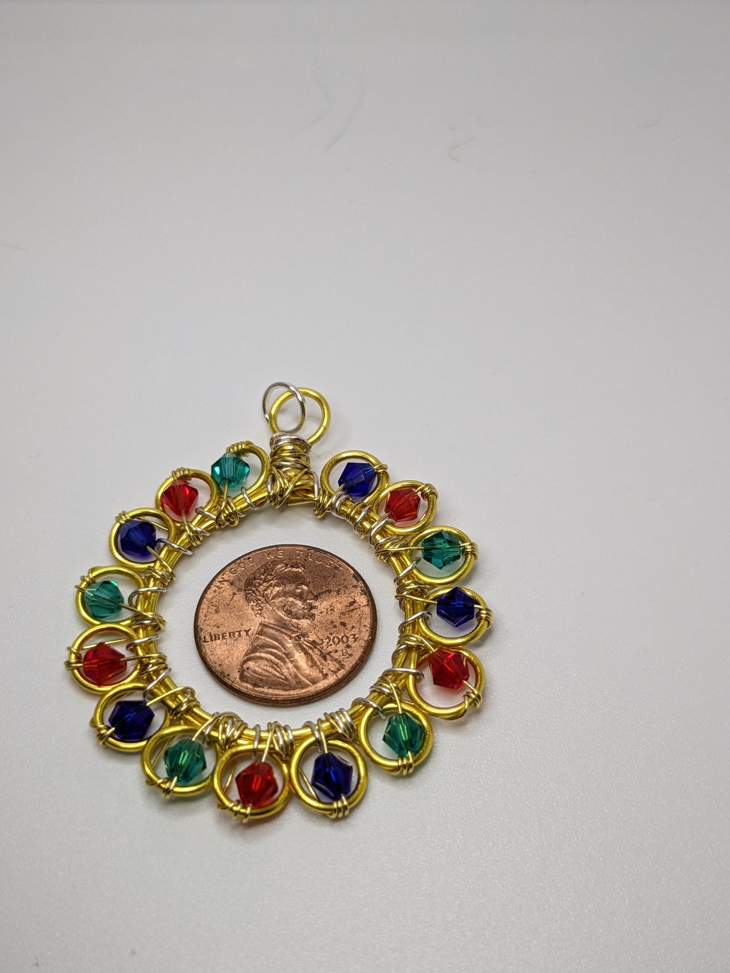 Wire Wrapped Beaded Pendants