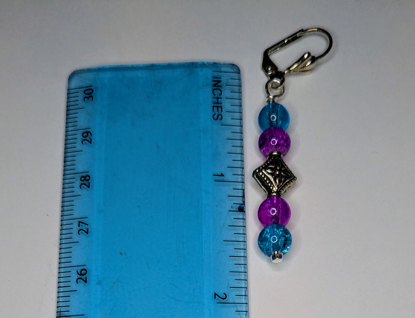 Colorful Beaded Dangle Earrings