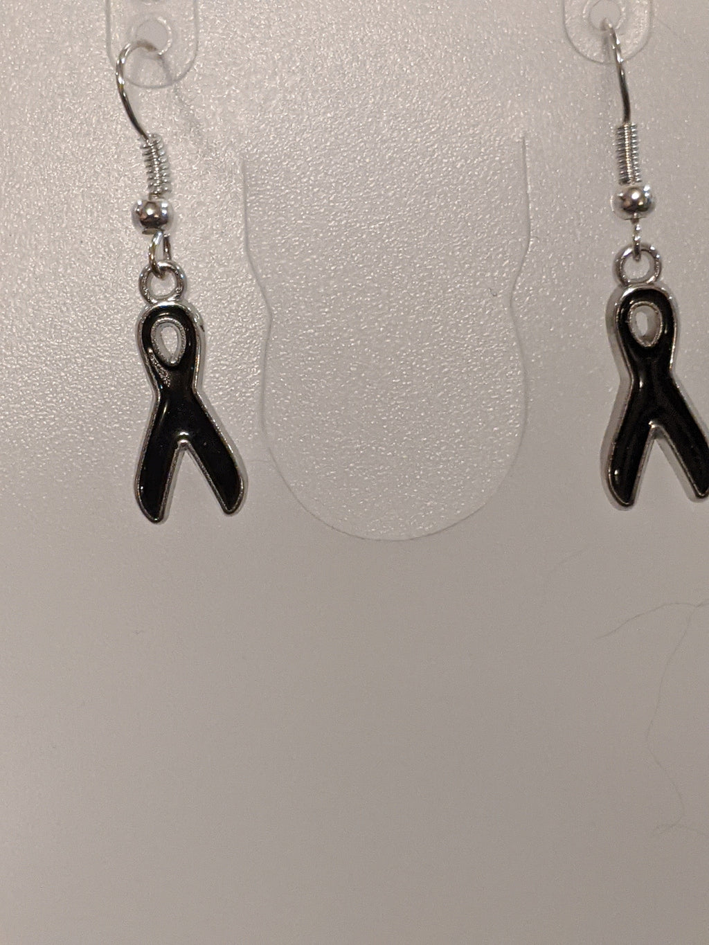Awareness Ribbon Dangle Earrings Dangle Earrings Dragon & Wolf Designs   