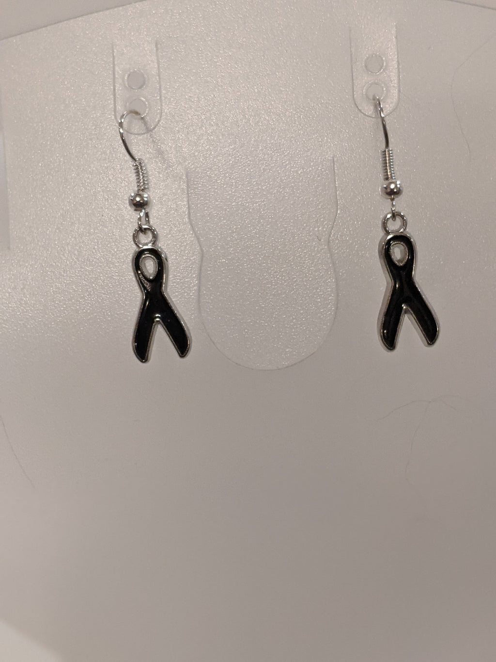 Awareness Ribbon Dangle Earrings Dangle Earrings Dragon & Wolf Designs   