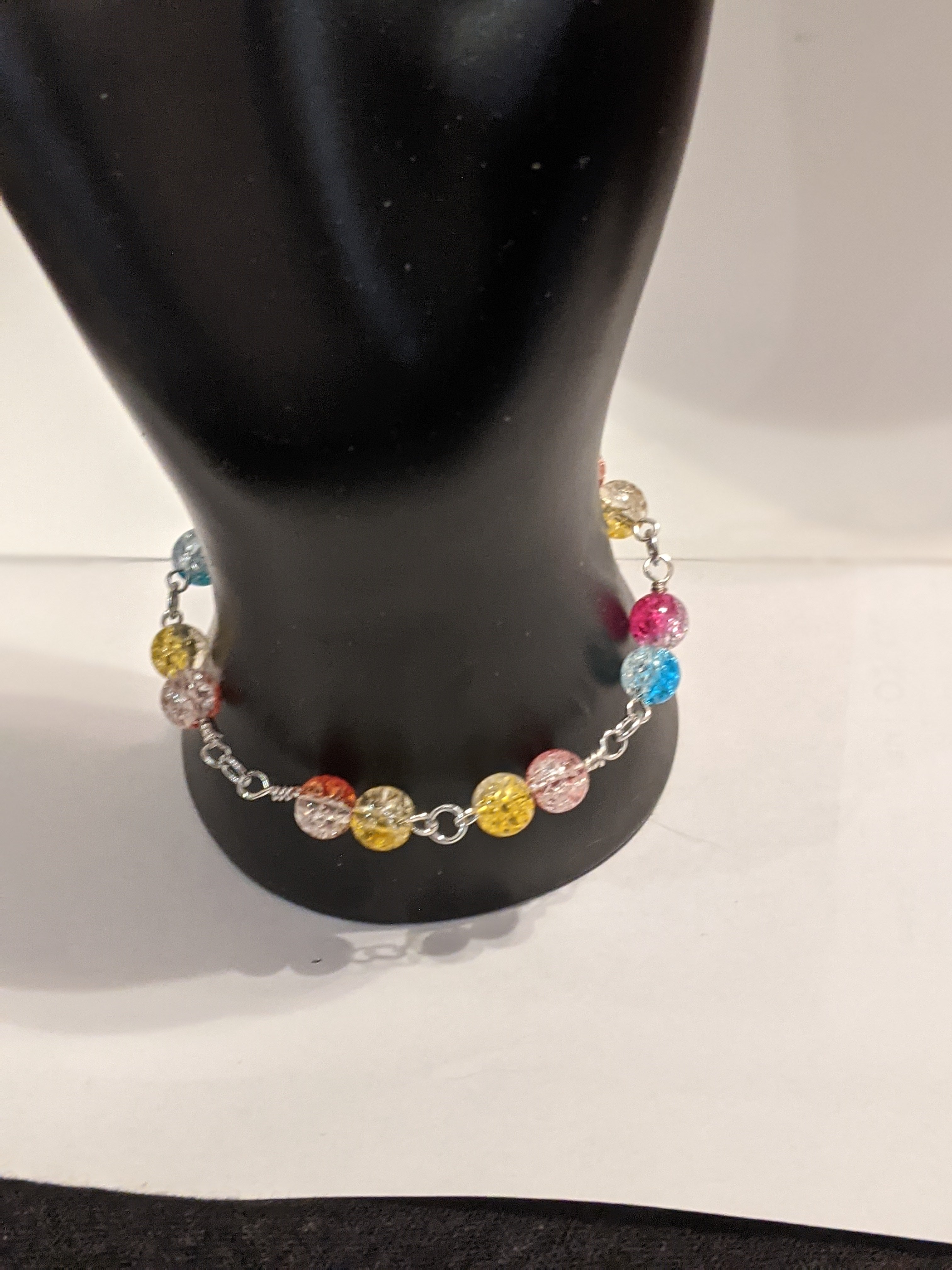 Beaded Link Bracelet Beaded Bracelets Dragon & Wolf Designs   