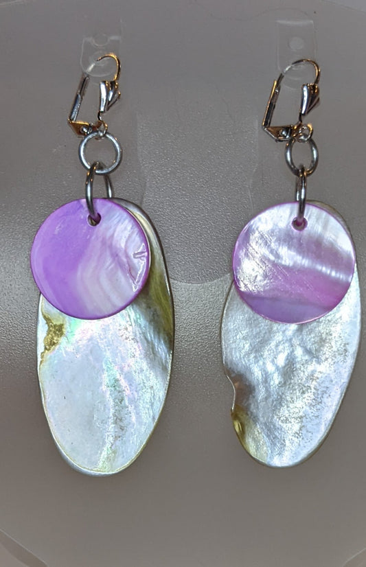 She Sells Sea Shells Dangle Earrings Dragon & Wolf Designs   