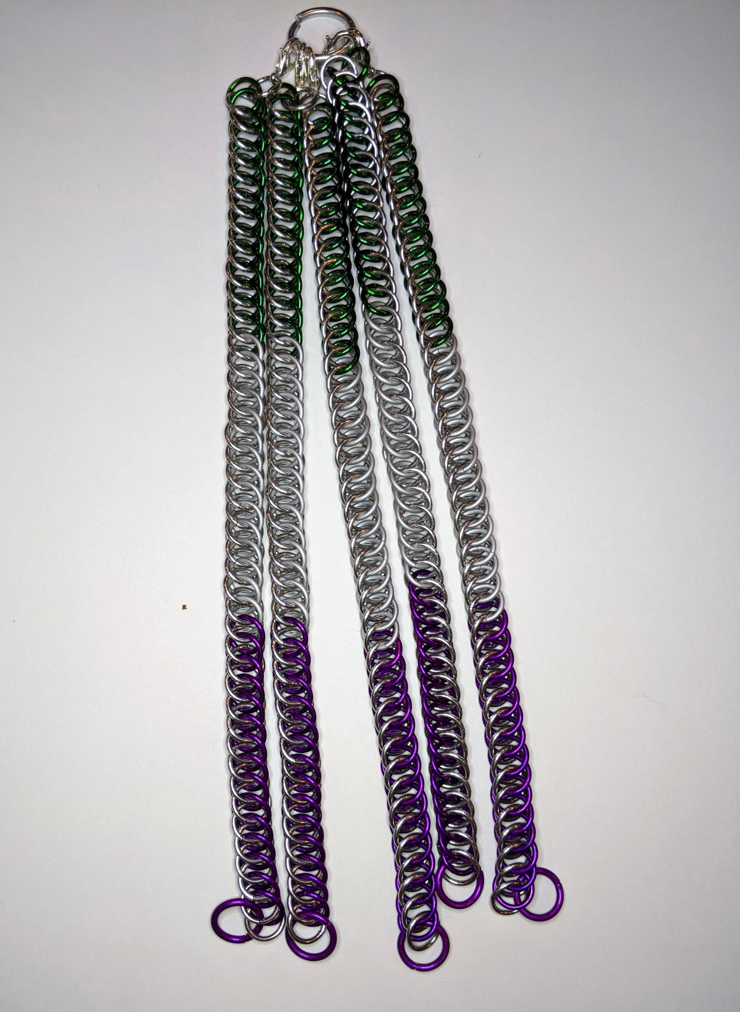 Pride  Chainmail Bracelets Chainmail Bracelets Dragon & Wolf Designs   