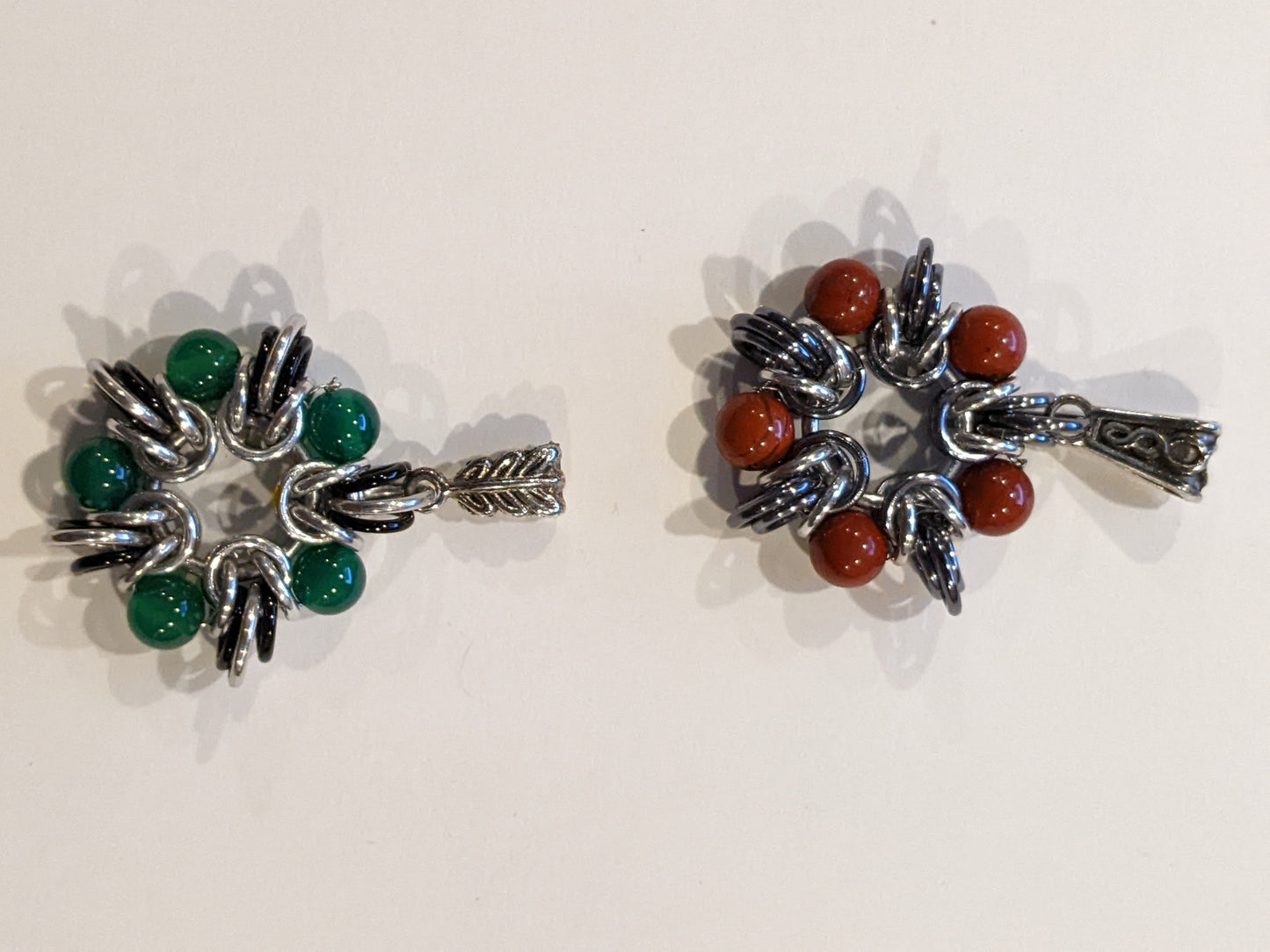 Five Pointed Elf Star Chainmail Pendants Pendants Dragon & Wolf Designs   
